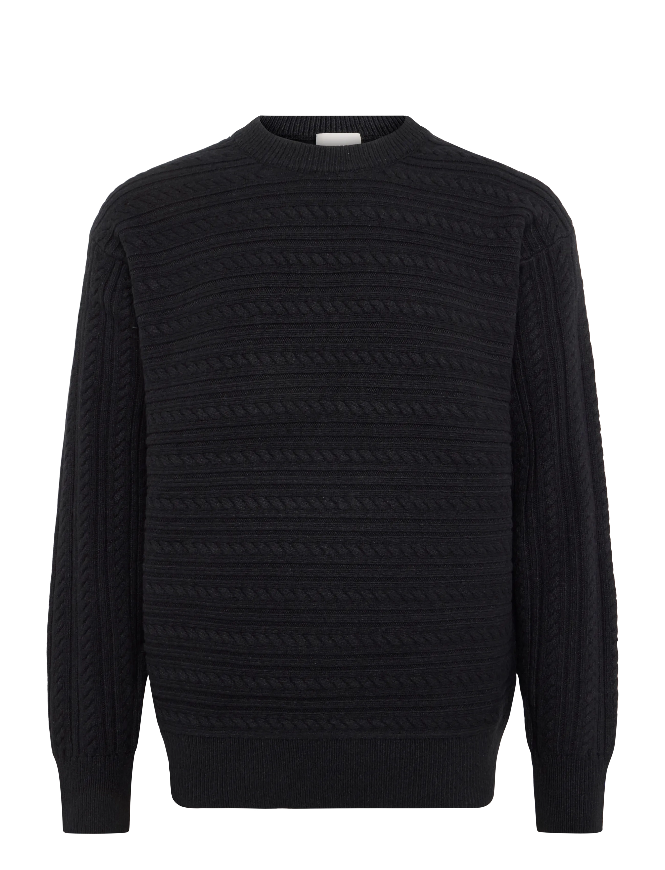 Ls Wool Blend Cable Crwnk 7Gg