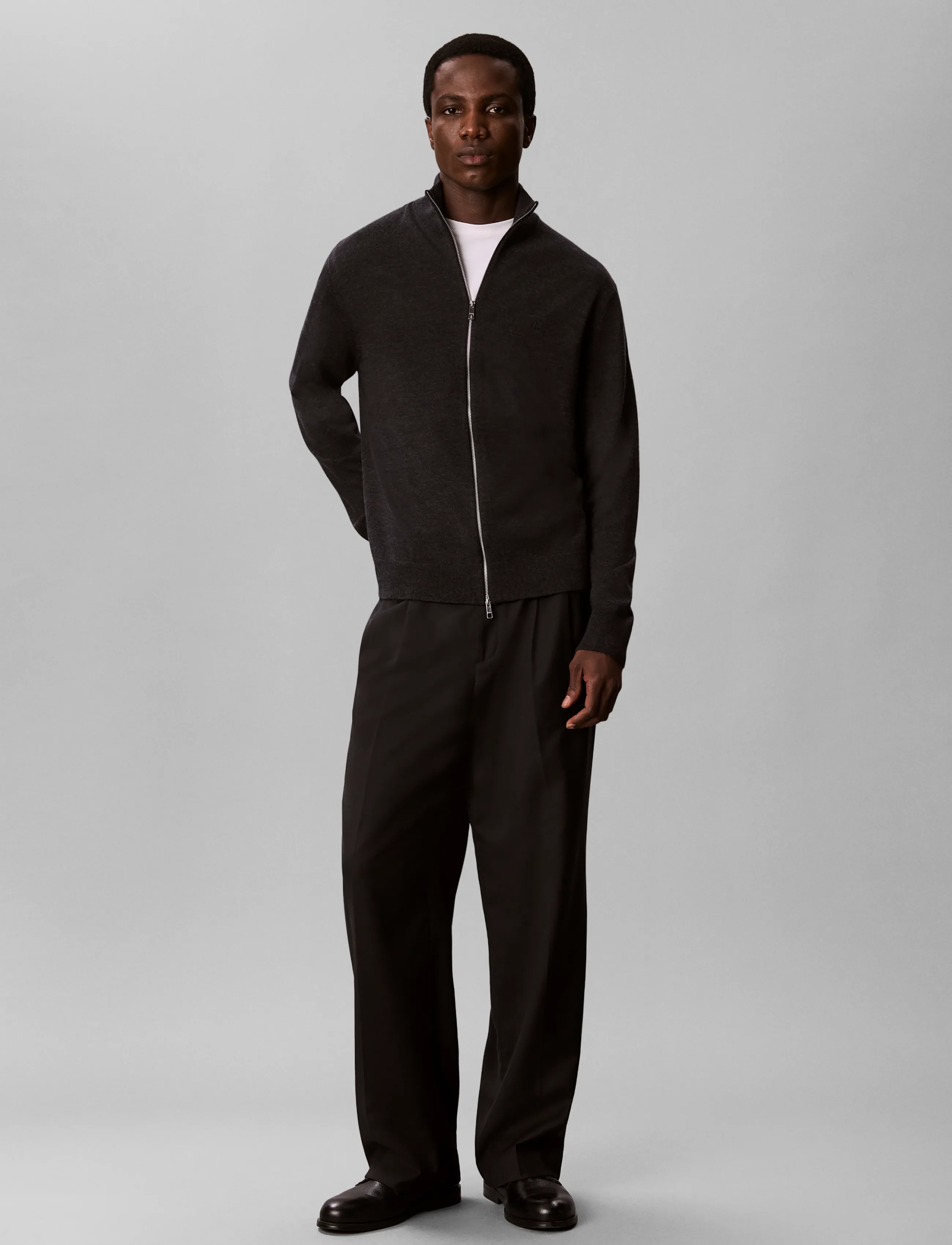 Ls 100% Merino Full Zip 14Gg