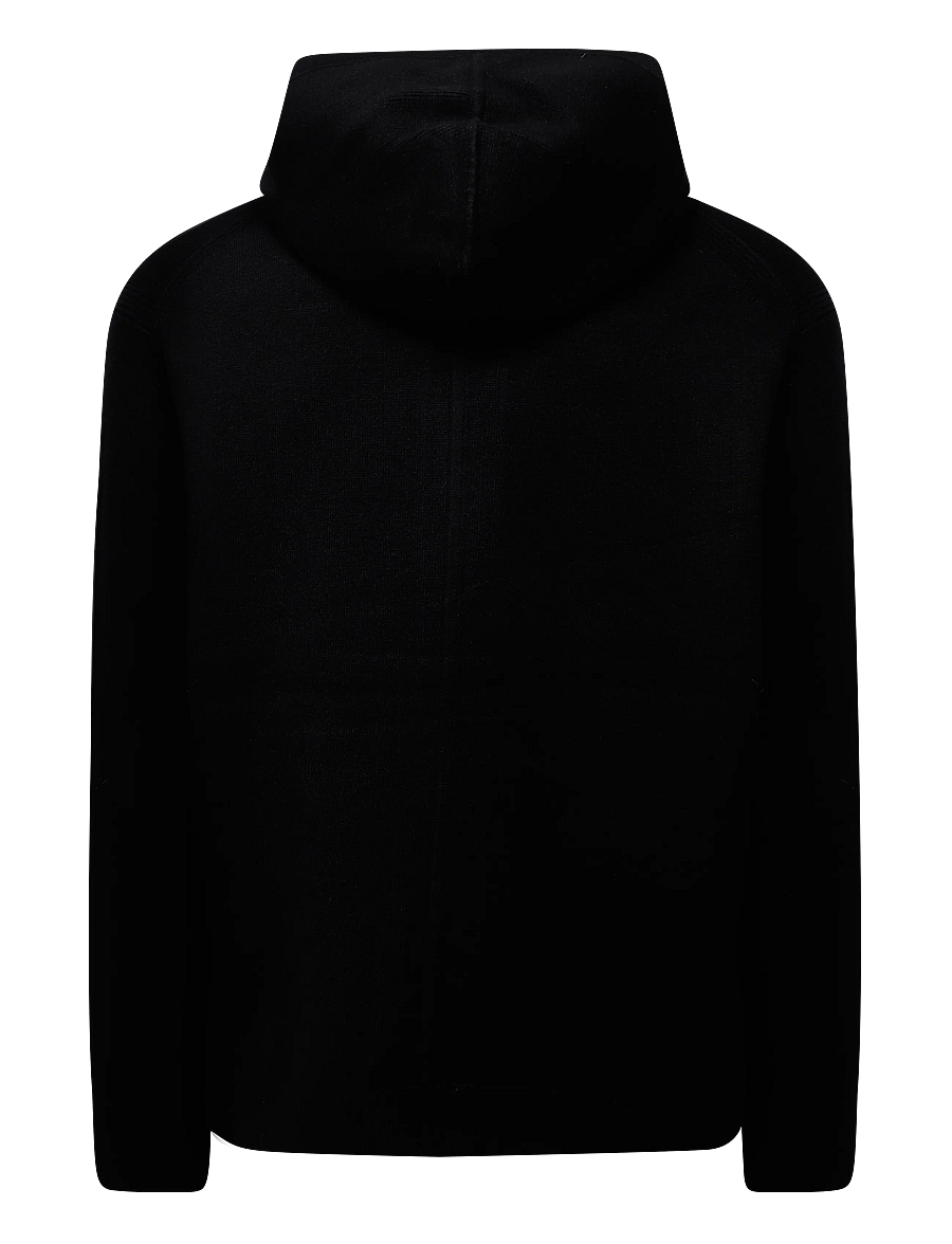 Calvin Klein - LS CK TECH KNIT HOODED FZ SWEATE - lukuga džemprid - black - 1