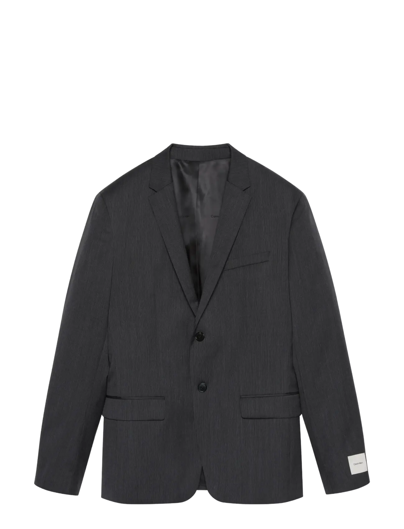 Calvin Klein LS MICRO HERRINGBONE SLIM BLAZER - Sakkos - VOLCANIC ASH / grey