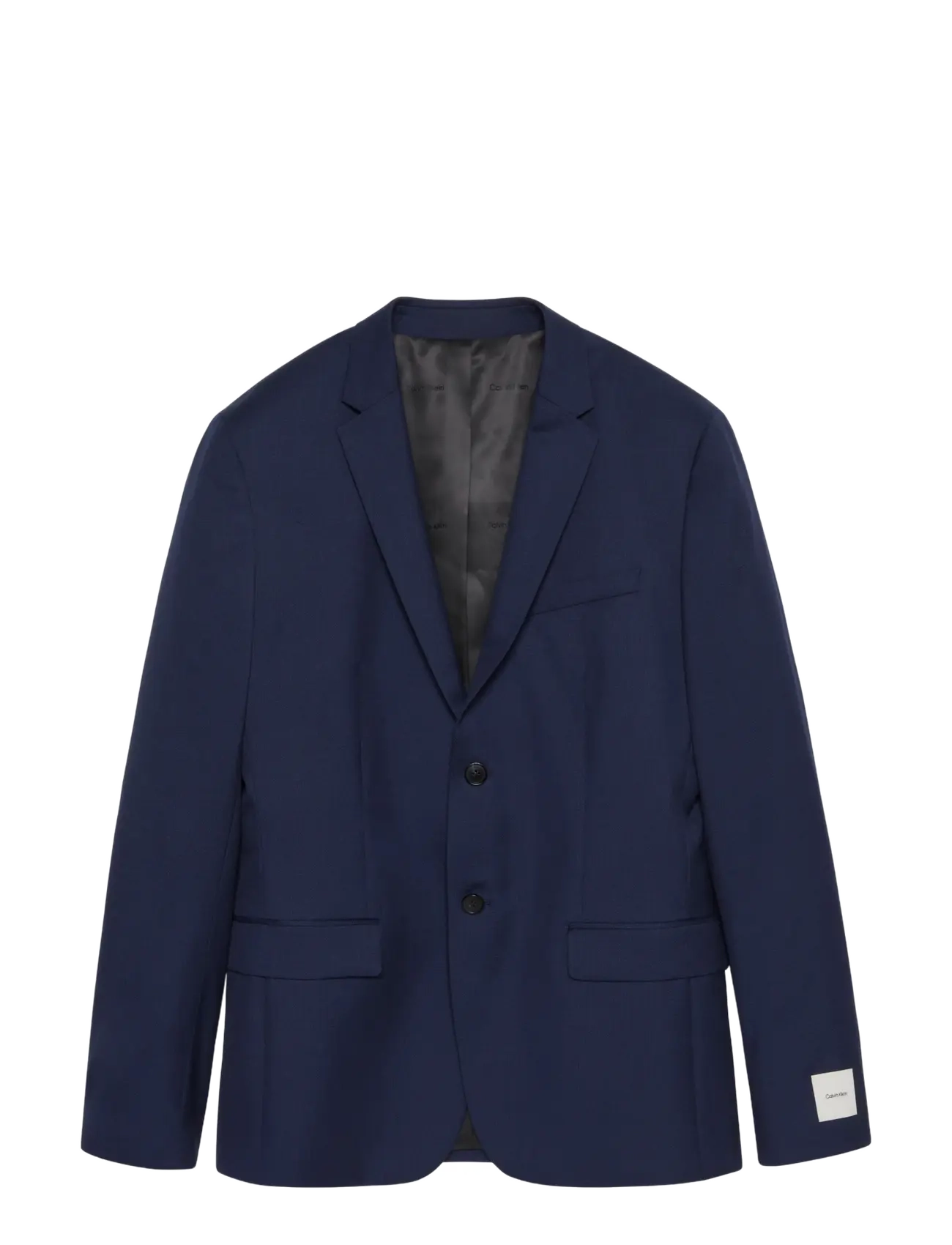 Calvin Klein LS BIRDS EYE SLIM BLAZER - Sakkos - INK / navy