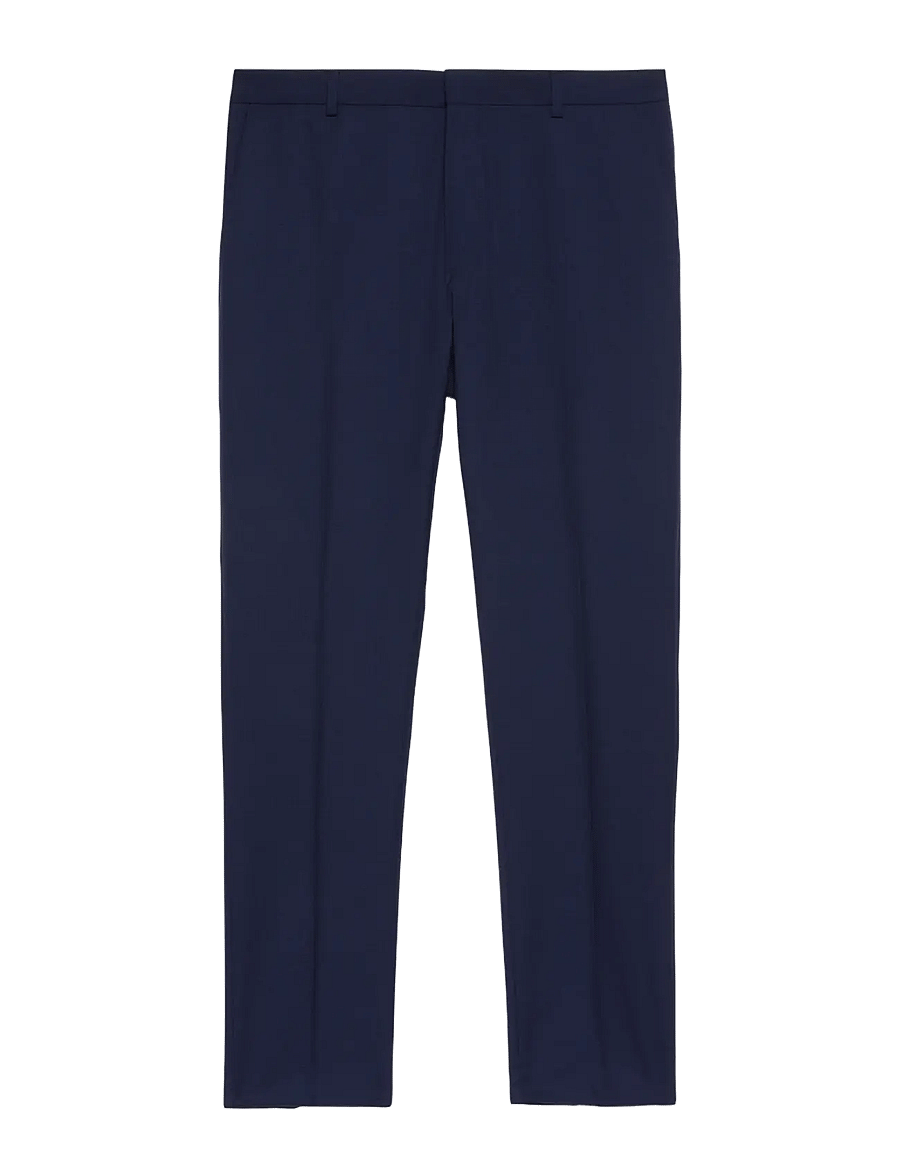 Calvin Klein - BIRDS EYE SLIM TROUSER - suit trousers - ink - 1