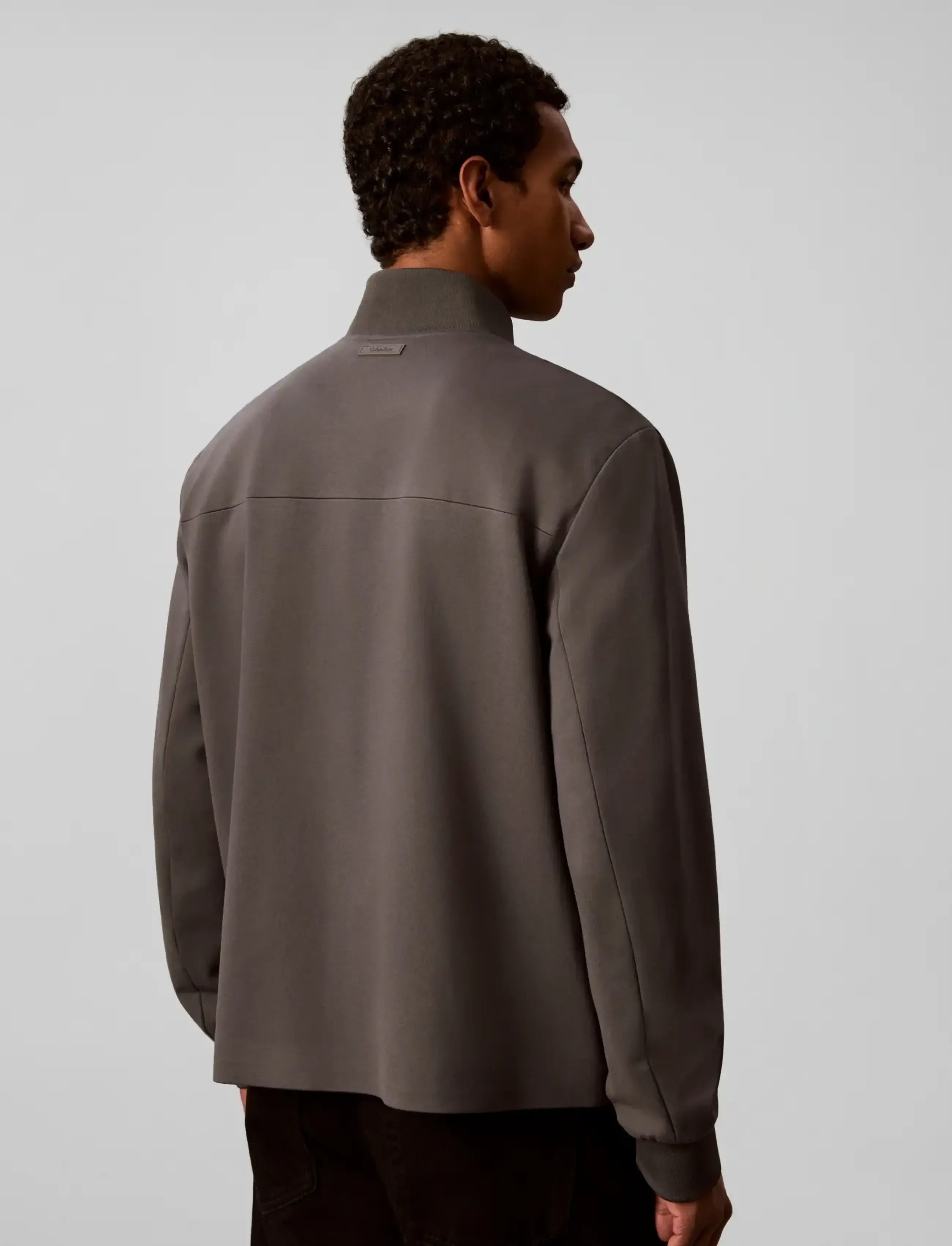 Calvin Klein - LS TRAVEL KNIT JACKET - volcanic ash - 2
