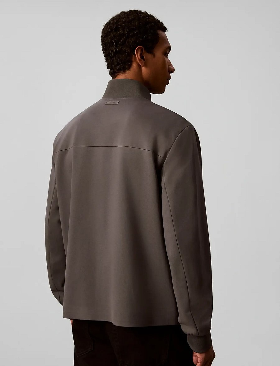 Calvin Klein - LS TRAVEL KNIT JACKET - sügisjoped - volcanic ash - 2