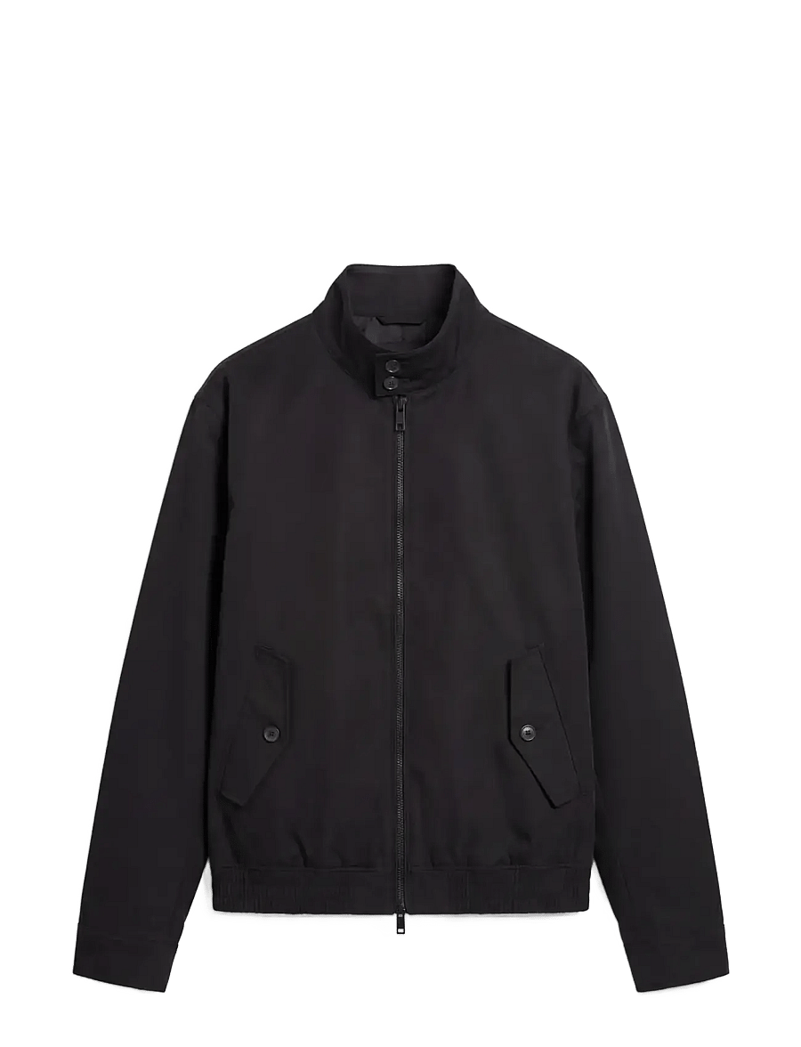 Calvin Klein - LS COTTON NYLON HARRINGTON JKT - frühlingsjacken - black - 1