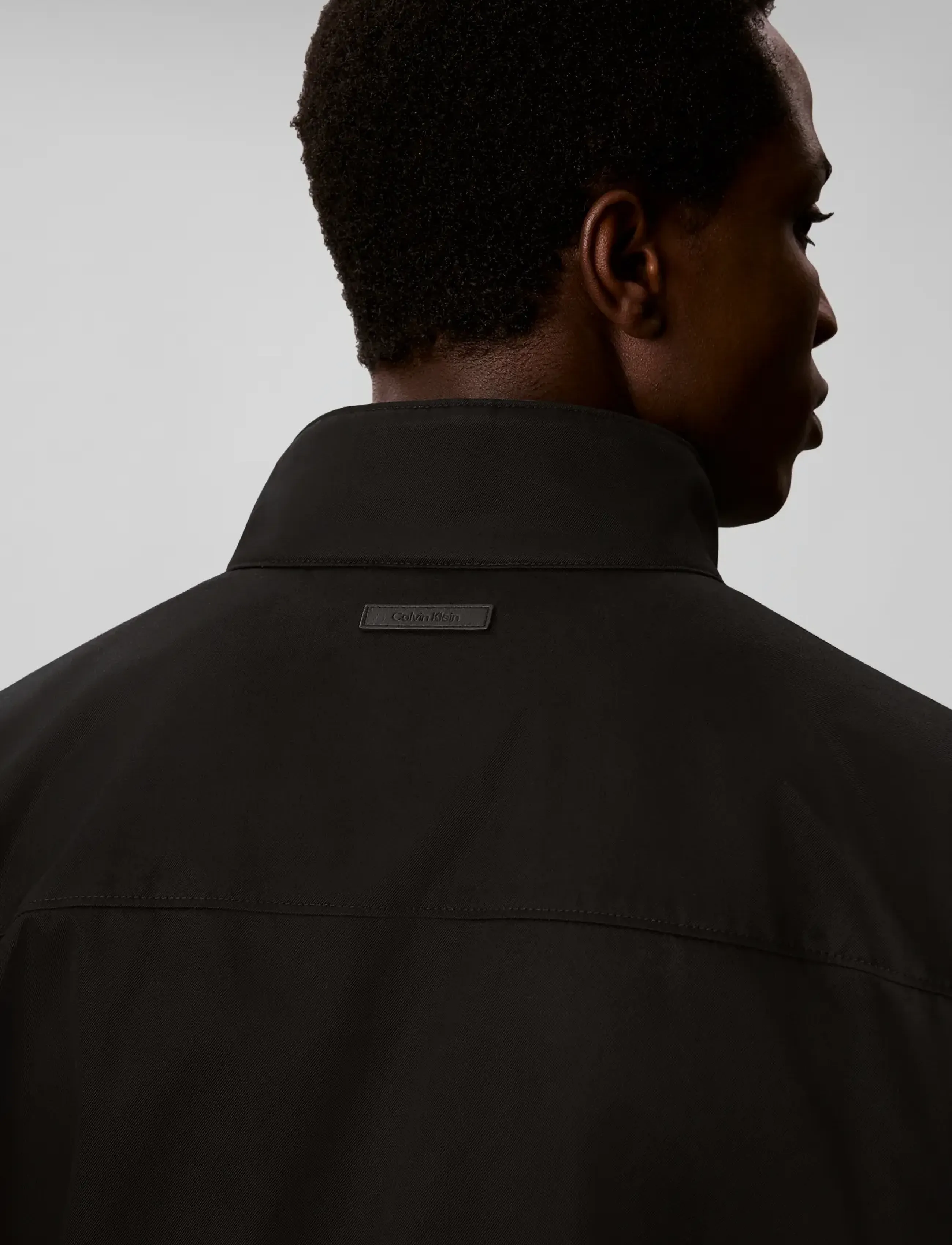 Calvin Klein - LS COTTON NYLON HARRINGTON JKT - frühlingsjacken - black - 5