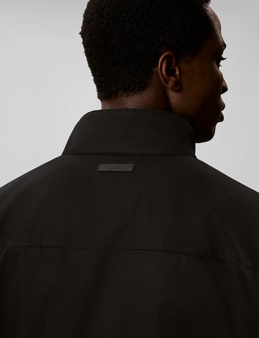 Calvin Klein - LS COTTON NYLON HARRINGTON JKT - frühlingsjacken - black - 5