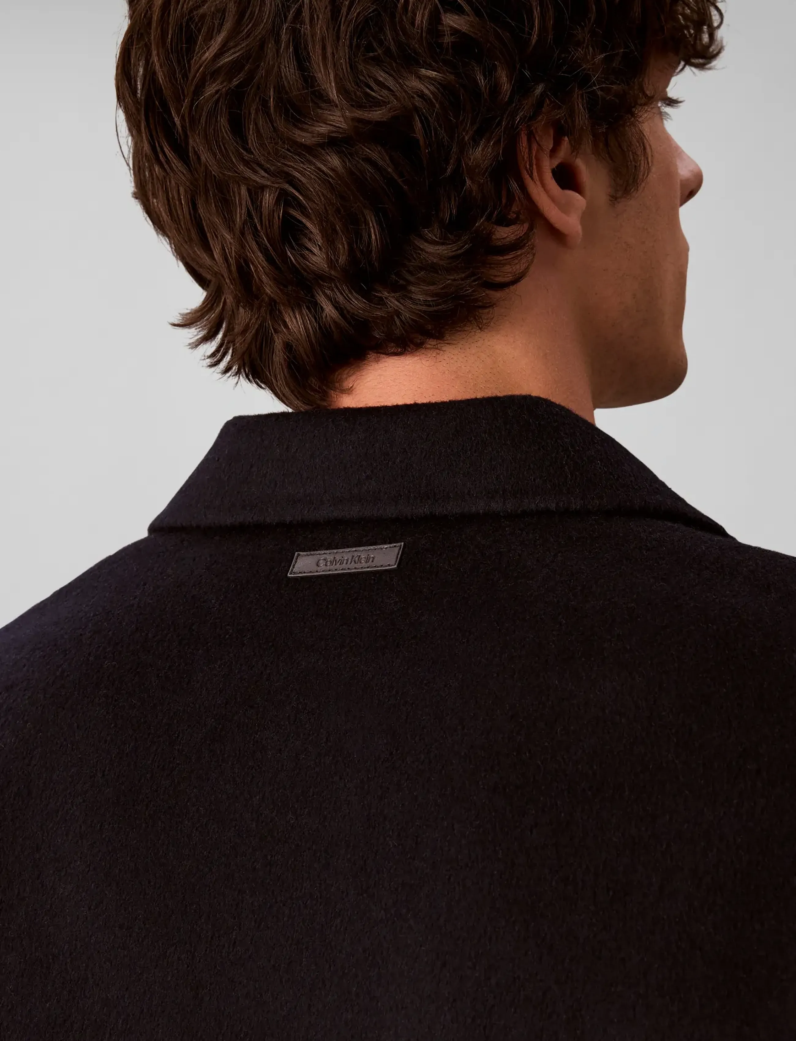 Calvin Klein Ls2Tone Revrsible Dble Fce Wool jackor herr – bild 5