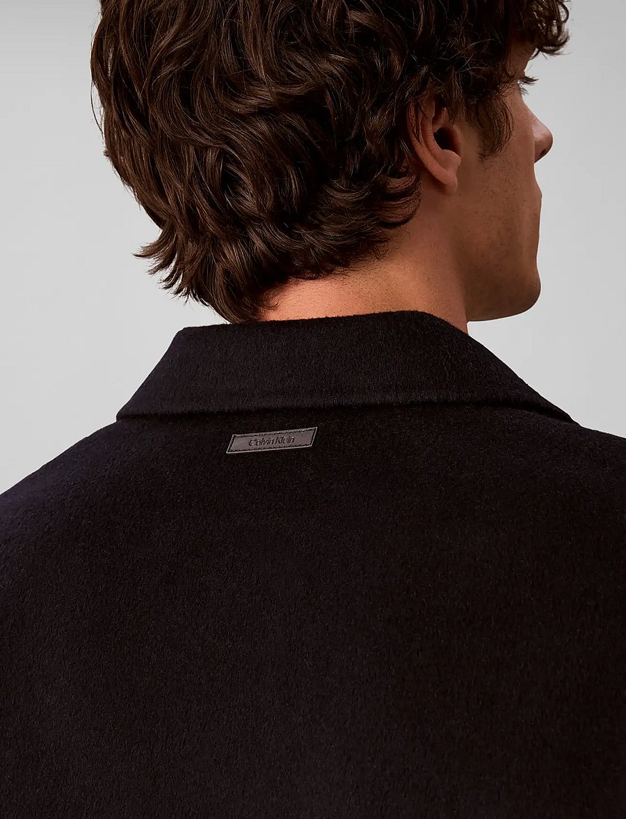 Calvin Klein - LS2TONE REVRSIBLE DBLE FCE WOOL - winterjacken - dark sapphire - 5