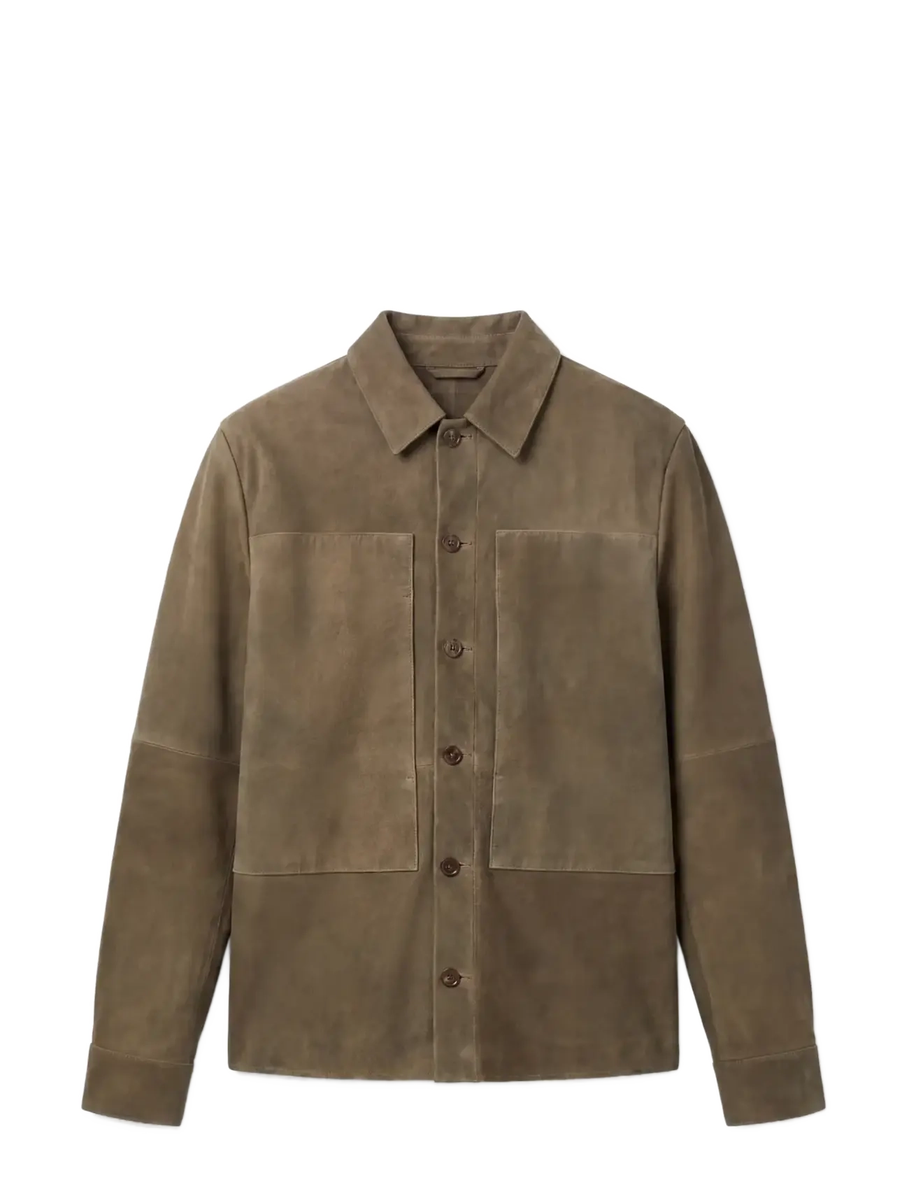 Calvin Klein - LS SUEDE SHIRT JKT - frühlingsjacken - bungee cord - 1