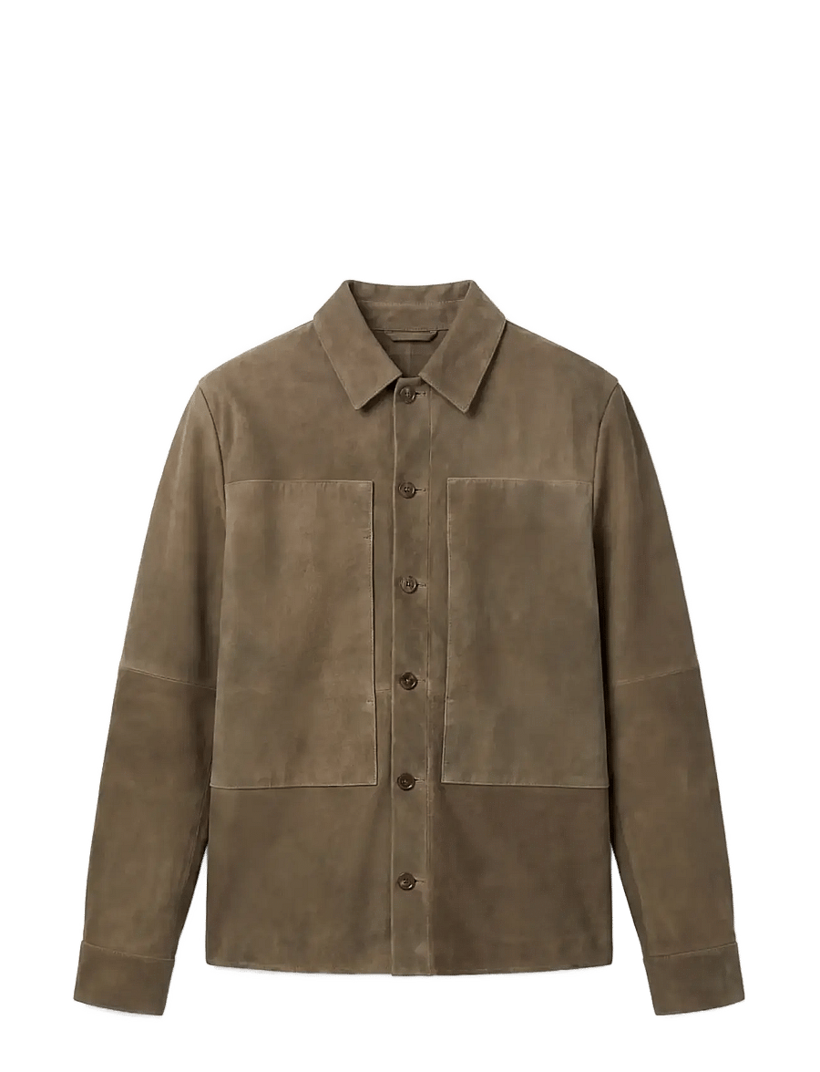 Calvin Klein - LS SUEDE SHIRT JKT - frühlingsjacken - bungee cord - 1