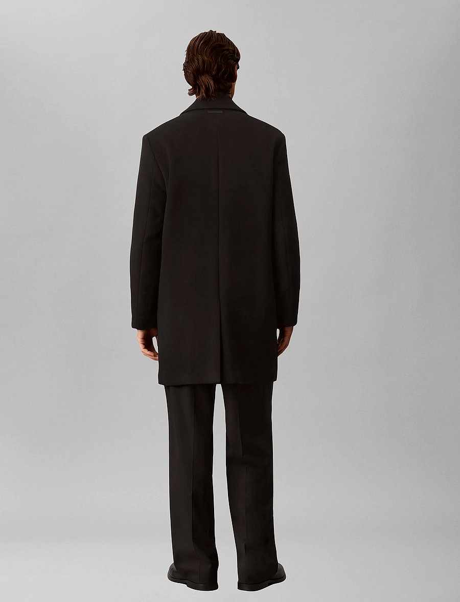 Calvin Klein - LS WOOL BLEND OVERCOAT - black - 2