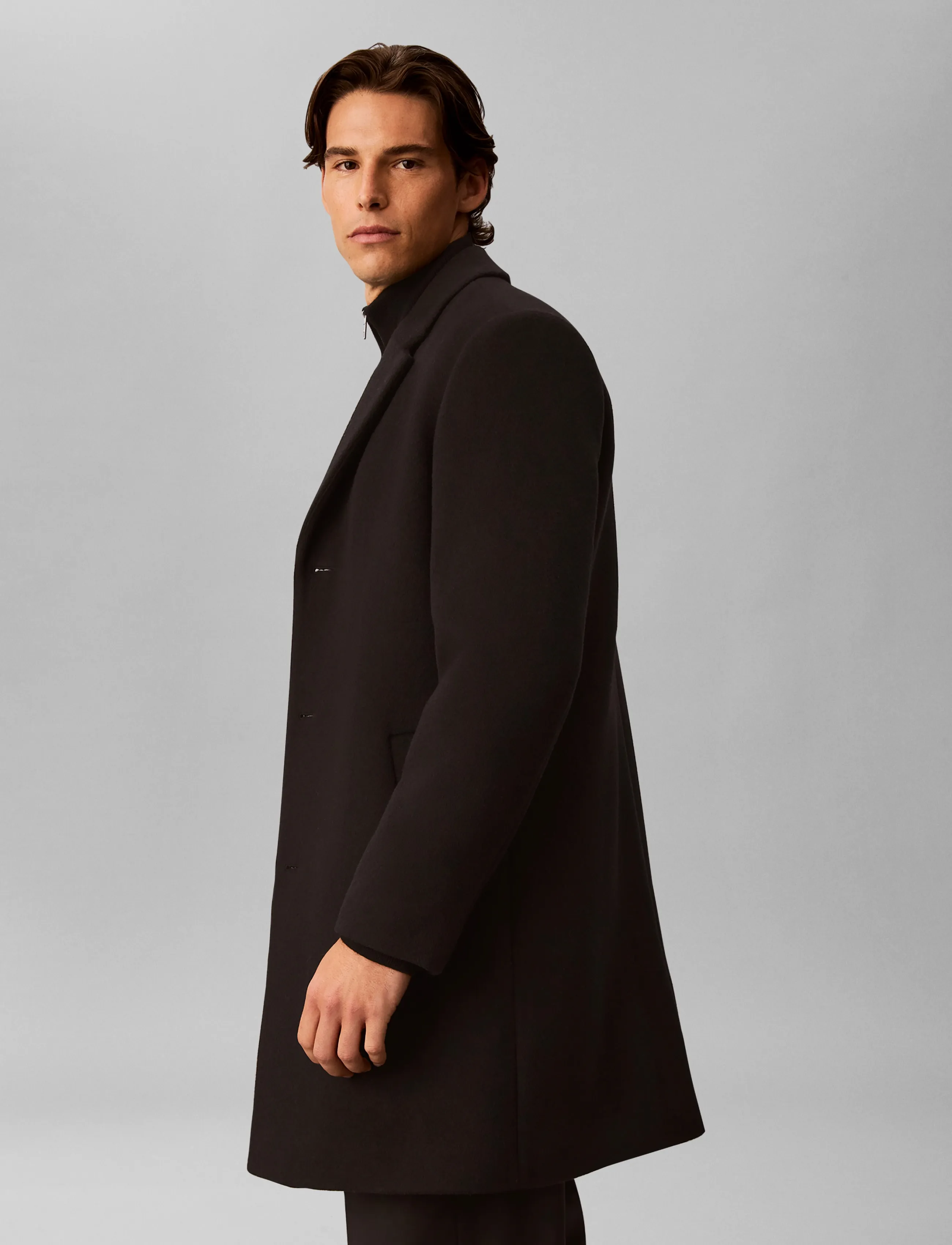 Calvin Klein Ls Wool Blend Overcoat vinterjackor herr – bild 6