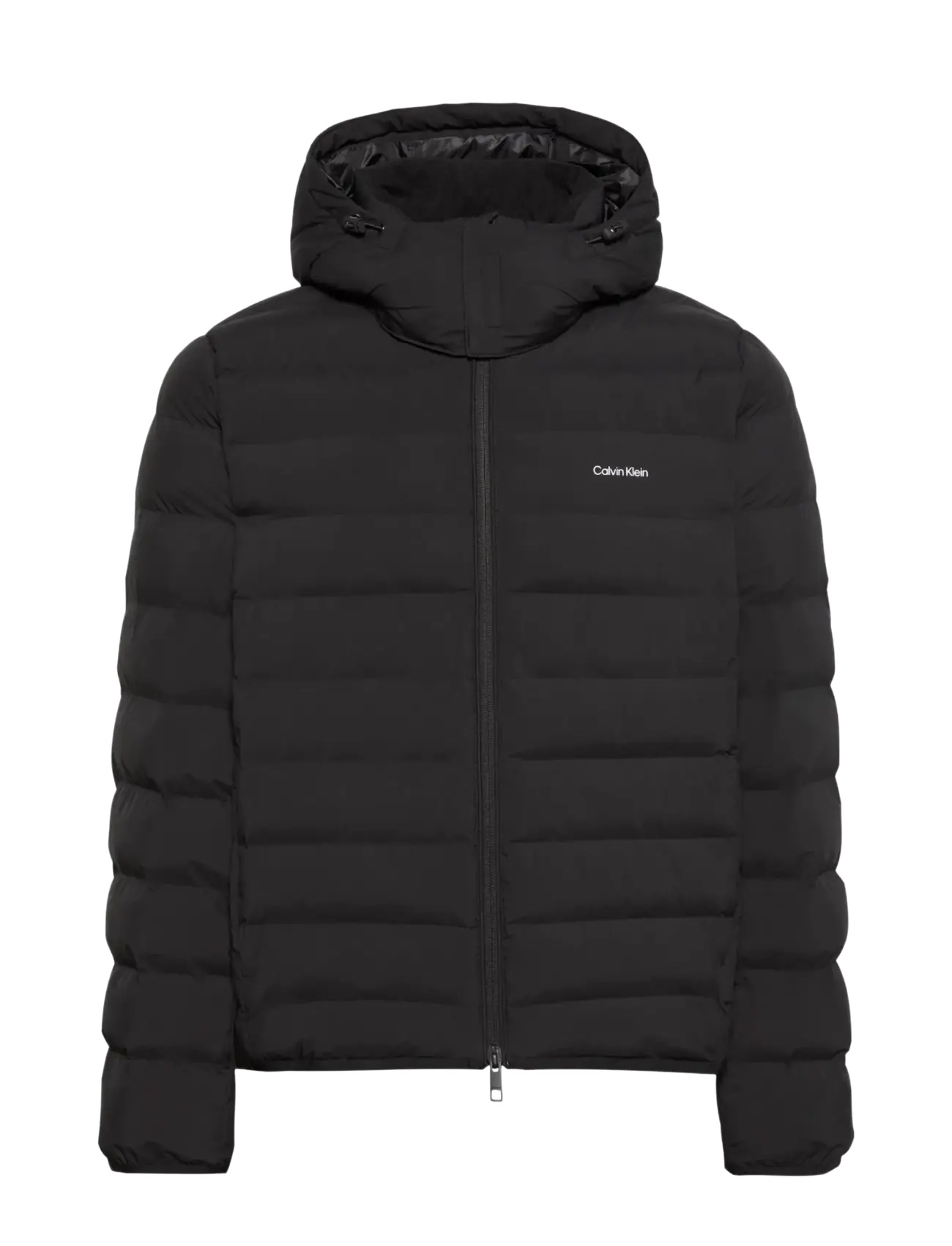 Calvin Klein - LS LTWT NYLON HOODED PUFFER JKT - black - 1