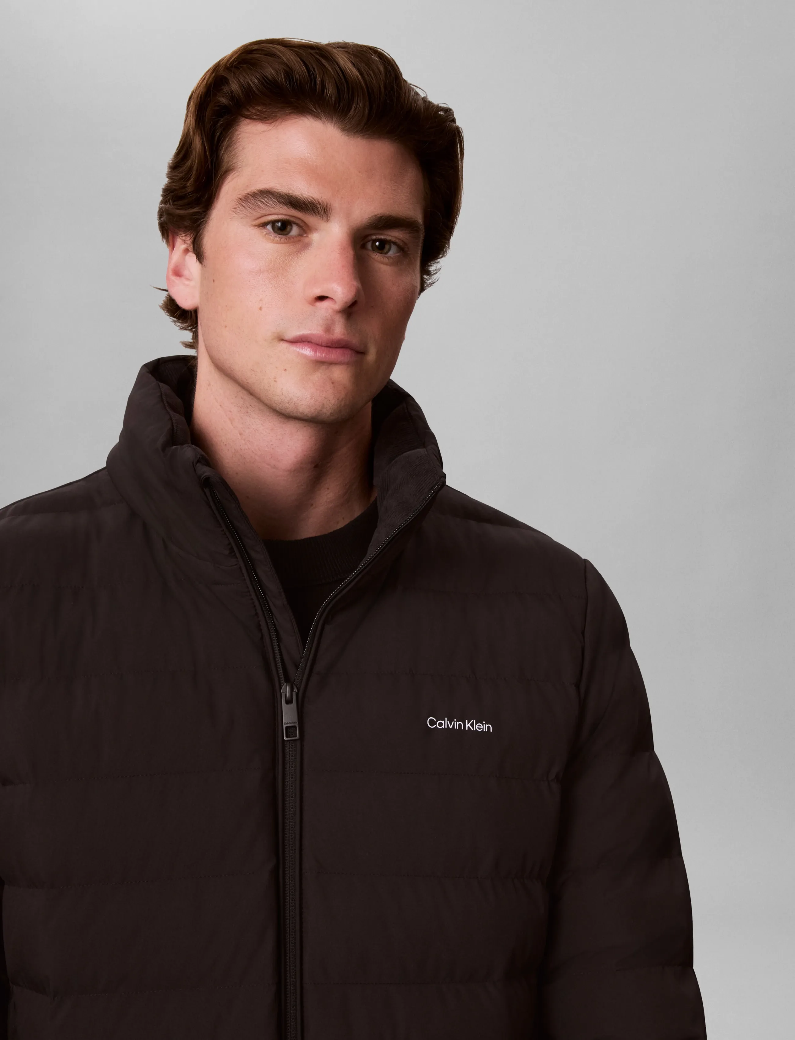 Calvin Klein - LS LTWT NYLON HOODED PUFFER JKT - black - 4
