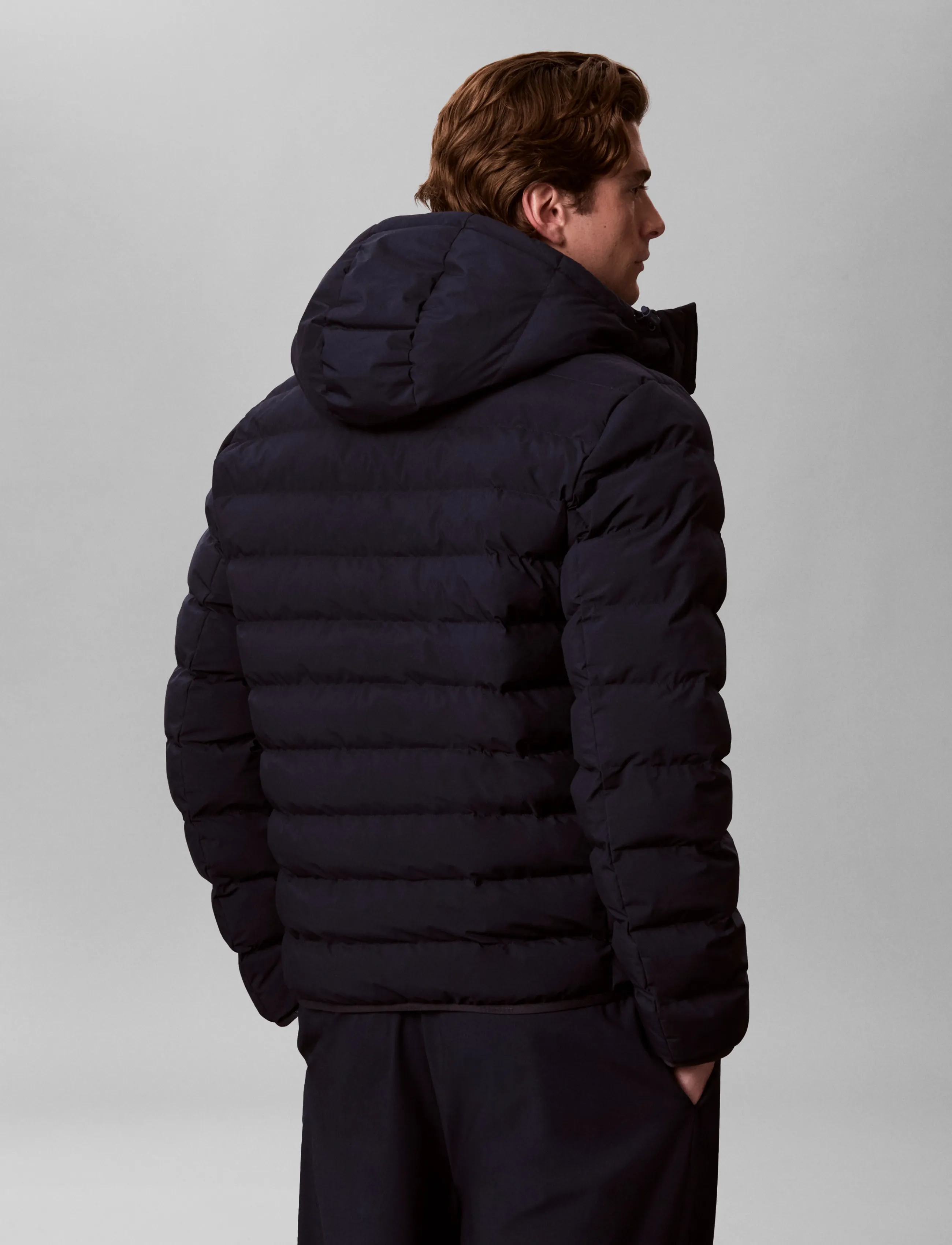 Calvin Klein - LS LTWT NYLON HOODED PUFFER JKT - dark sapphire - 2