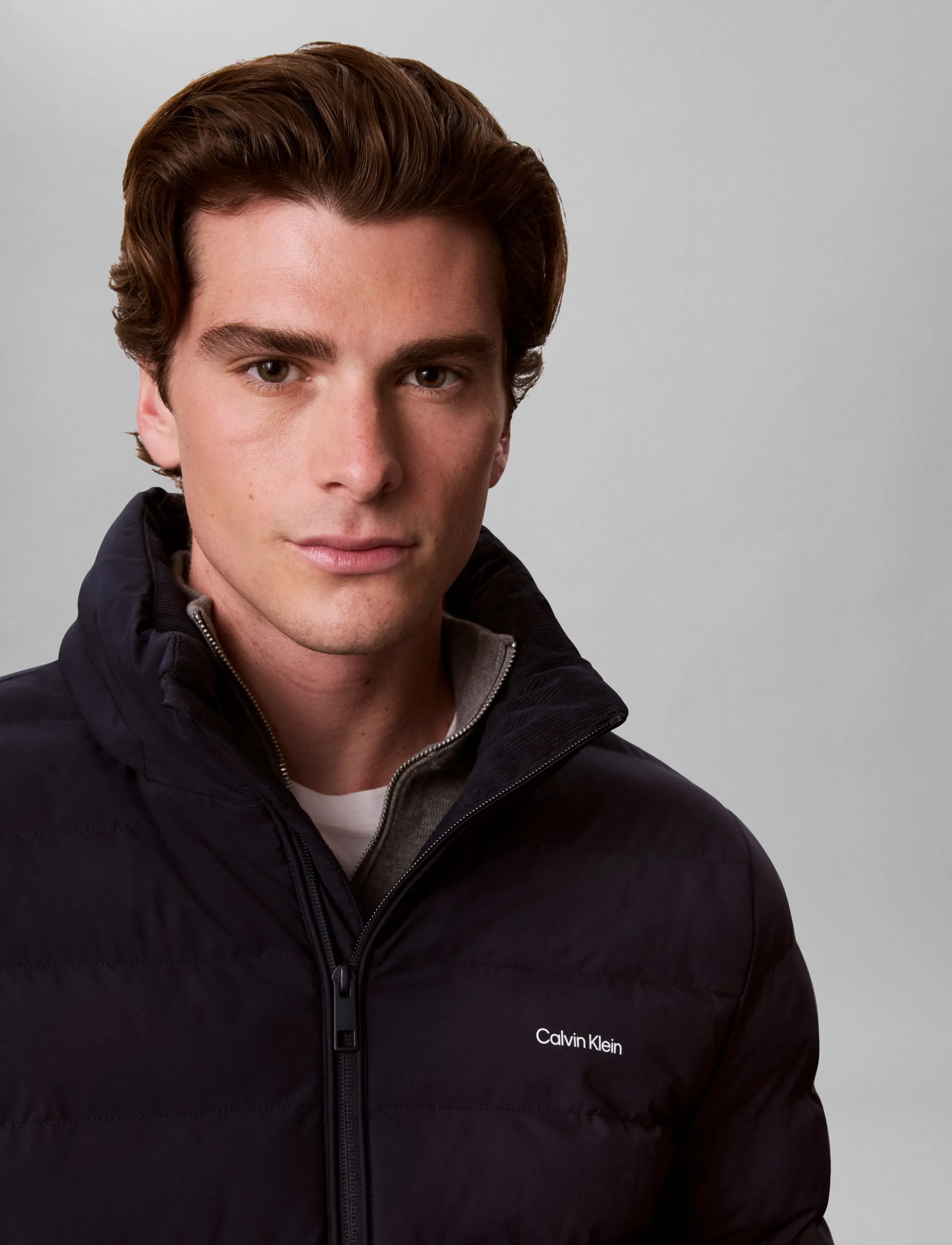 Calvin Klein - LS LTWT NYLON HOODED PUFFER JKT - dark sapphire - 4