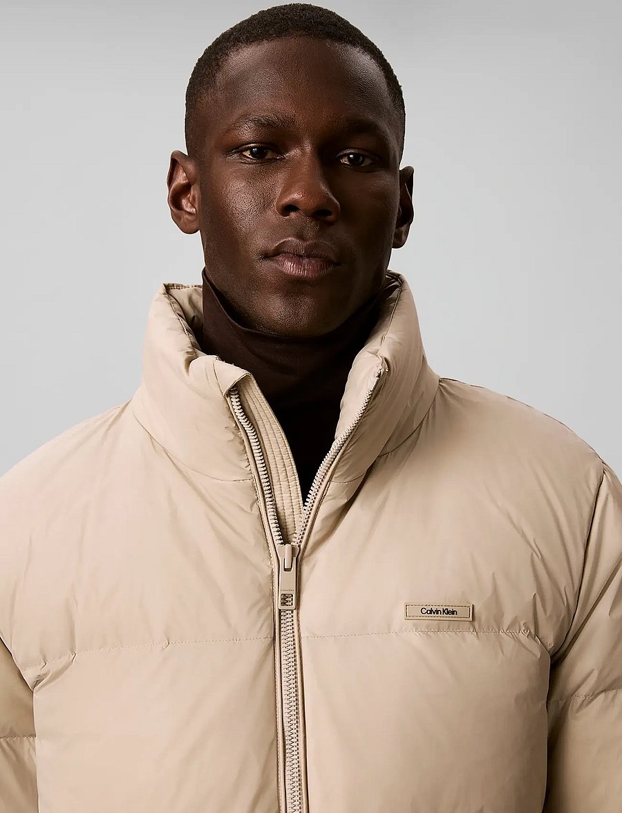Calvin Klein - LS MDWT NYLON DOWN PUFFER JKT - plaza taupe - 4