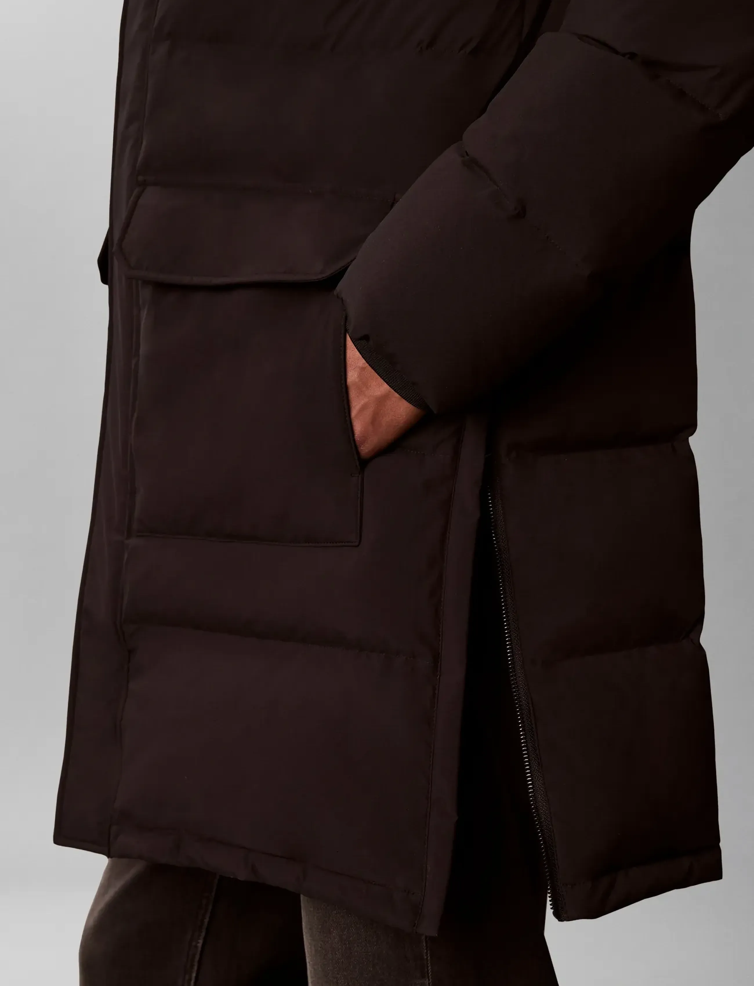 Calvin Klein Ls Classic Bonded Hd Down Long P jackor herr – bild 6