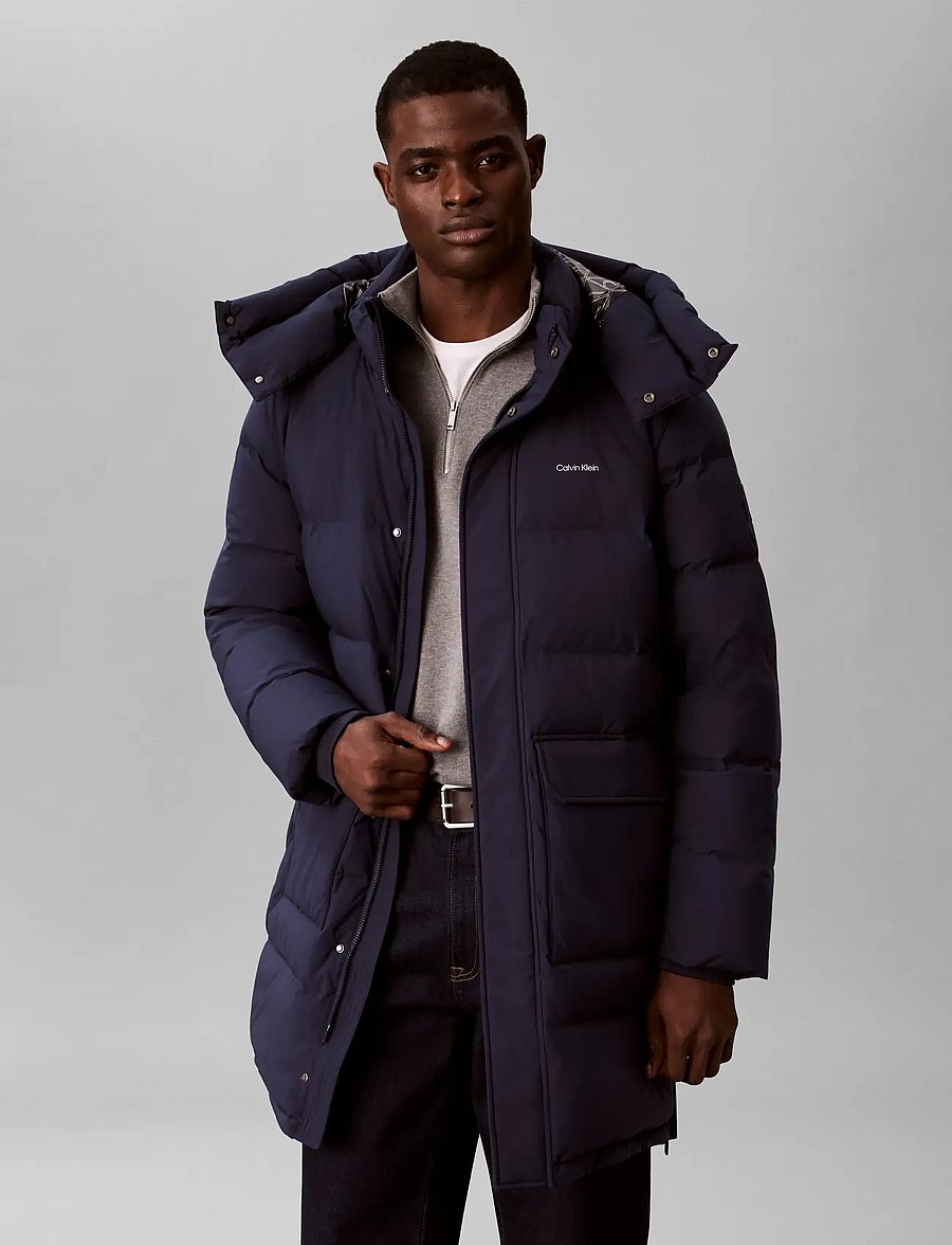Calvin Klein - LS CLASSIC BONDED HD DOWN LONG P - parkas - dark sapphire - 3