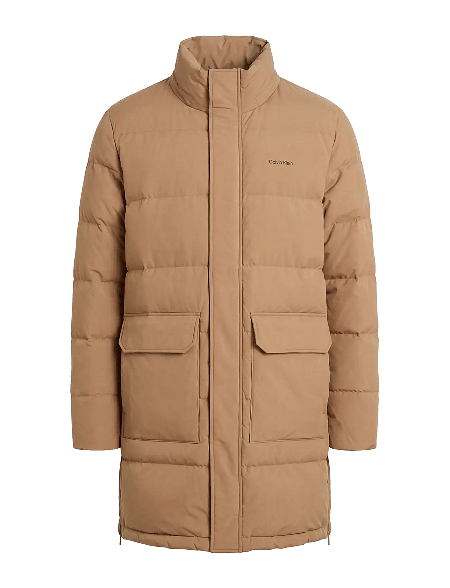 Calvin Klein - LS CLASSIC BONDED HD DOWN LONG P - parkas - khaki umber - 1