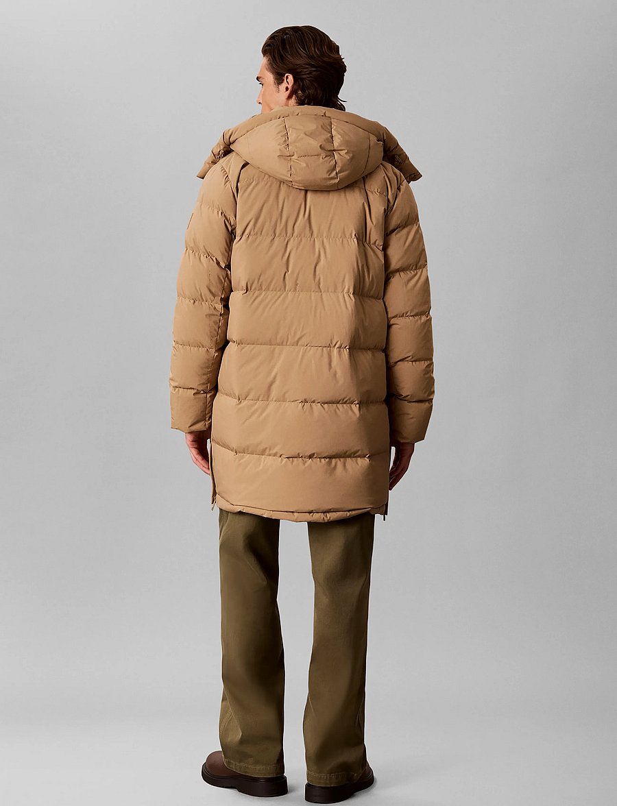 Calvin Klein - LS CLASSIC BONDED HD DOWN LONG P - parkas - khaki umber - 2