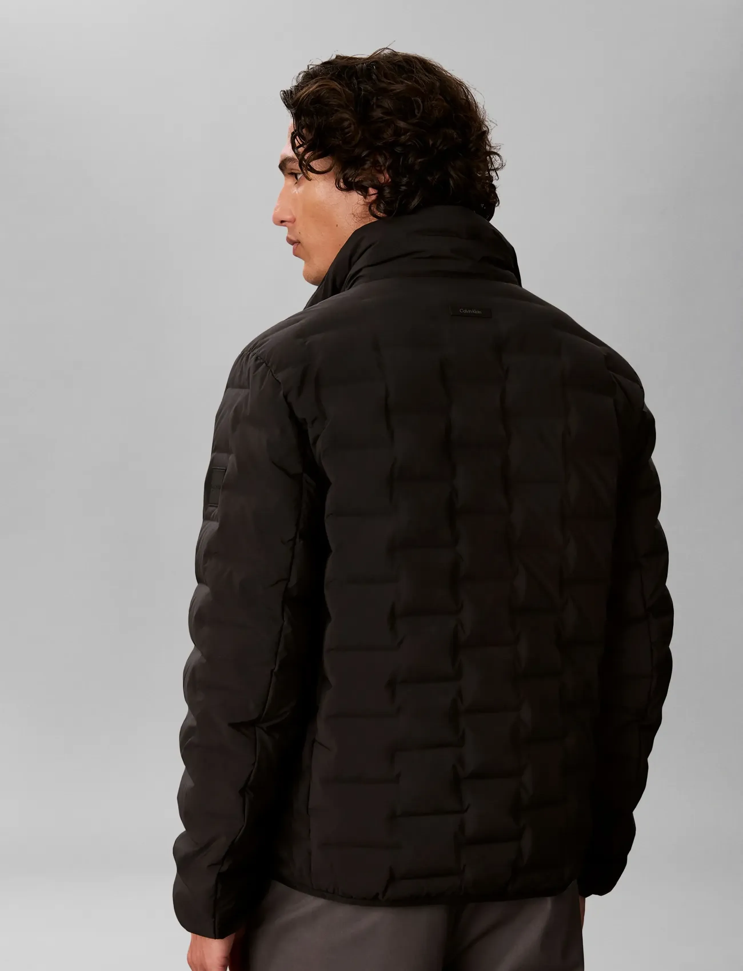 Calvin Klein - LS QUILTED MCKNK DOWN PUFFER JKT - daunenjacken - black - 2