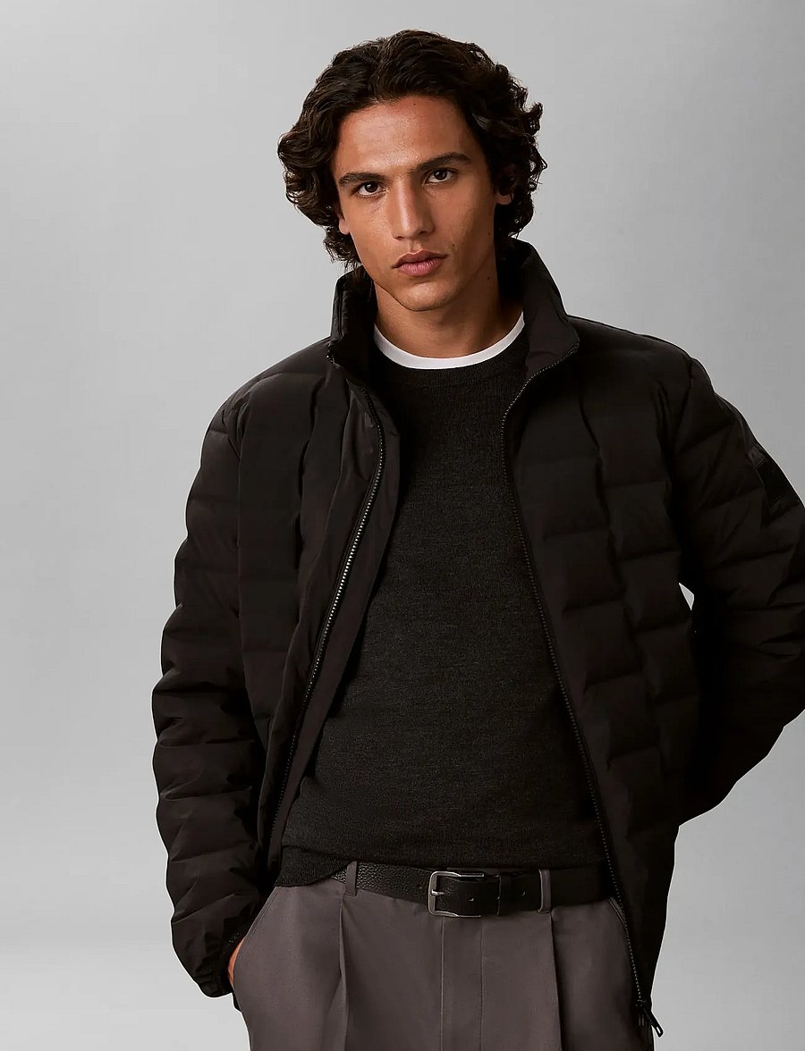 Calvin Klein - LS QUILTED MCKNK DOWN PUFFER JKT - daunenjacken - black - 3