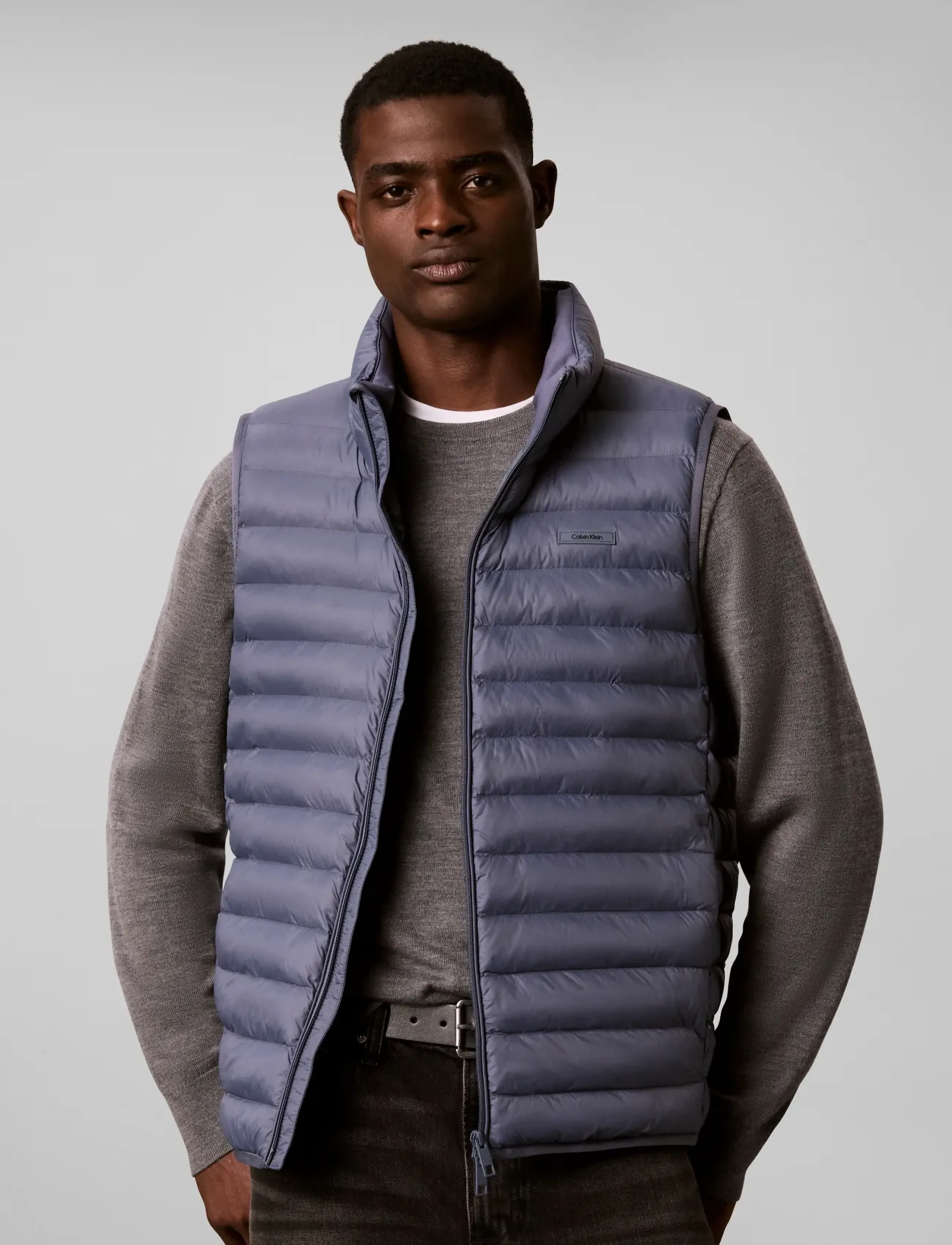 Calvin Klein - SLVLSS LT WT NYLON PUFFER VEST - westen - grisaille - 3