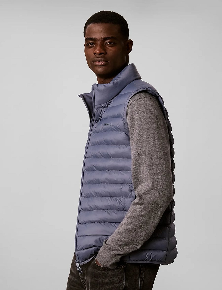 Calvin Klein - SLVLSS LT WT NYLON PUFFER VEST - westen - grisaille - 5