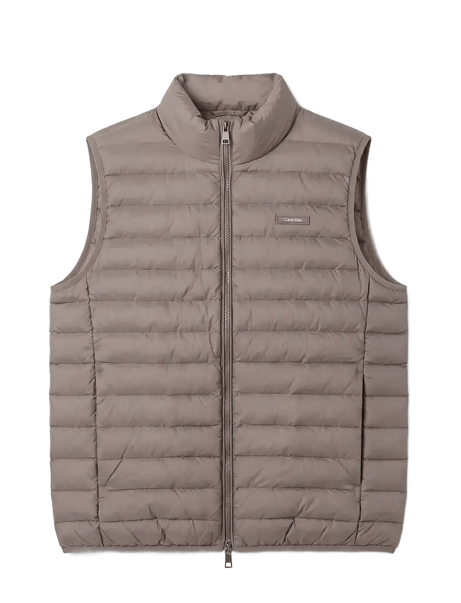 Calvin Klein - SLVLSS LT WT NYLON PUFFER VEST - westen - plaza taupe - 1