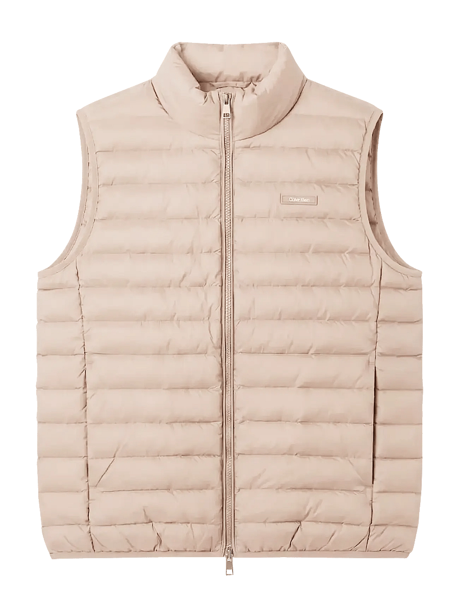 Calvin Klein - SLVLSS LT WT NYLON PUFFER VEST - westen - plaza taupe - 1