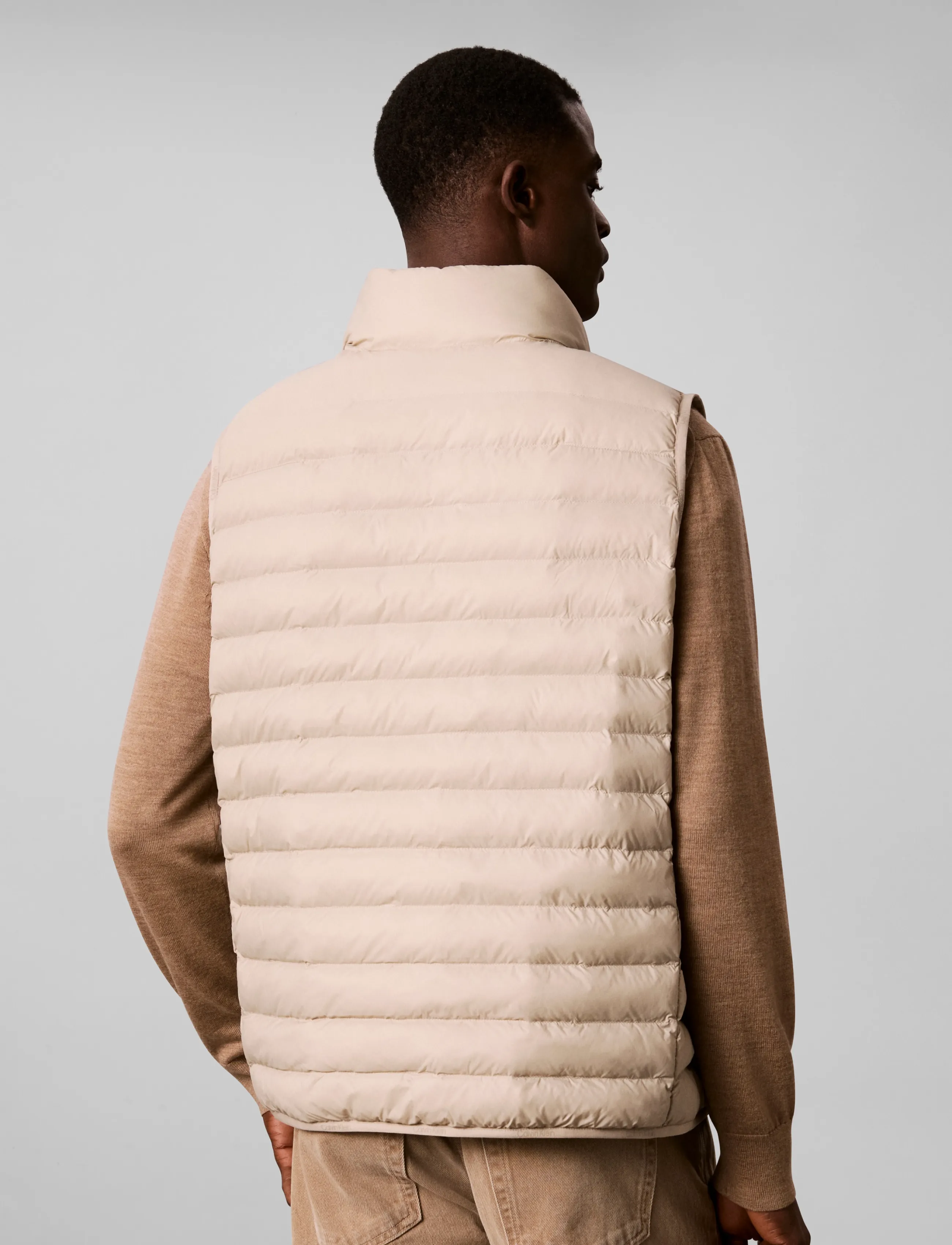 Calvin Klein - SLVLSS LT WT NYLON PUFFER VEST - westen - plaza taupe - 2