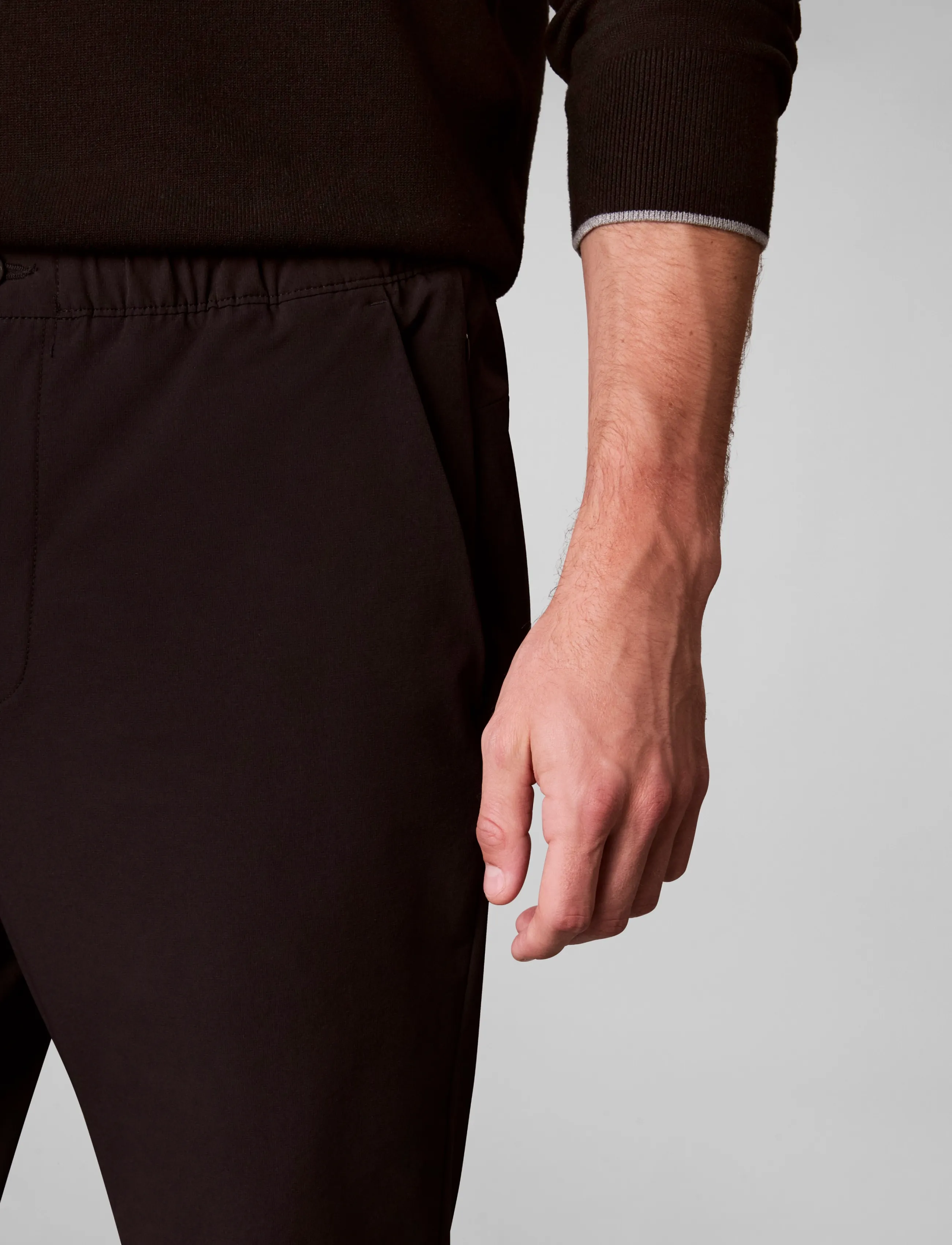 Calvin Klein - SLM TECH DBBY HLF ELSTC JOGGER - nach anlass kaufen - black - 4