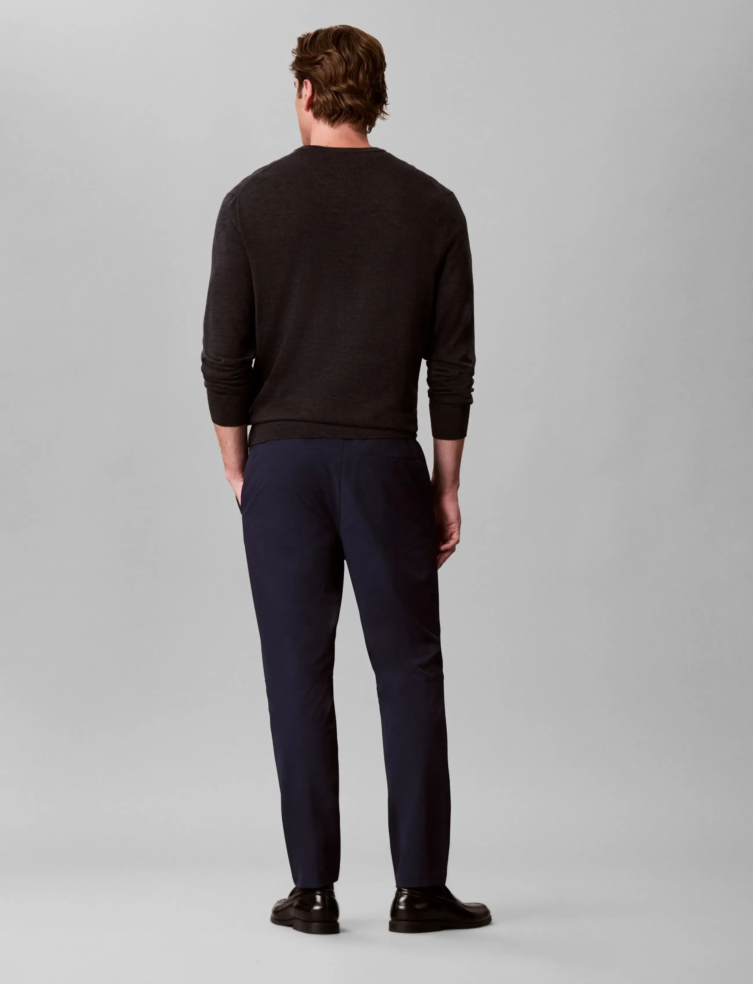Calvin Klein - SLM TECH DBBY HLF ELSTC JOGGER - nach anlass kaufen - dark sapphire - 2