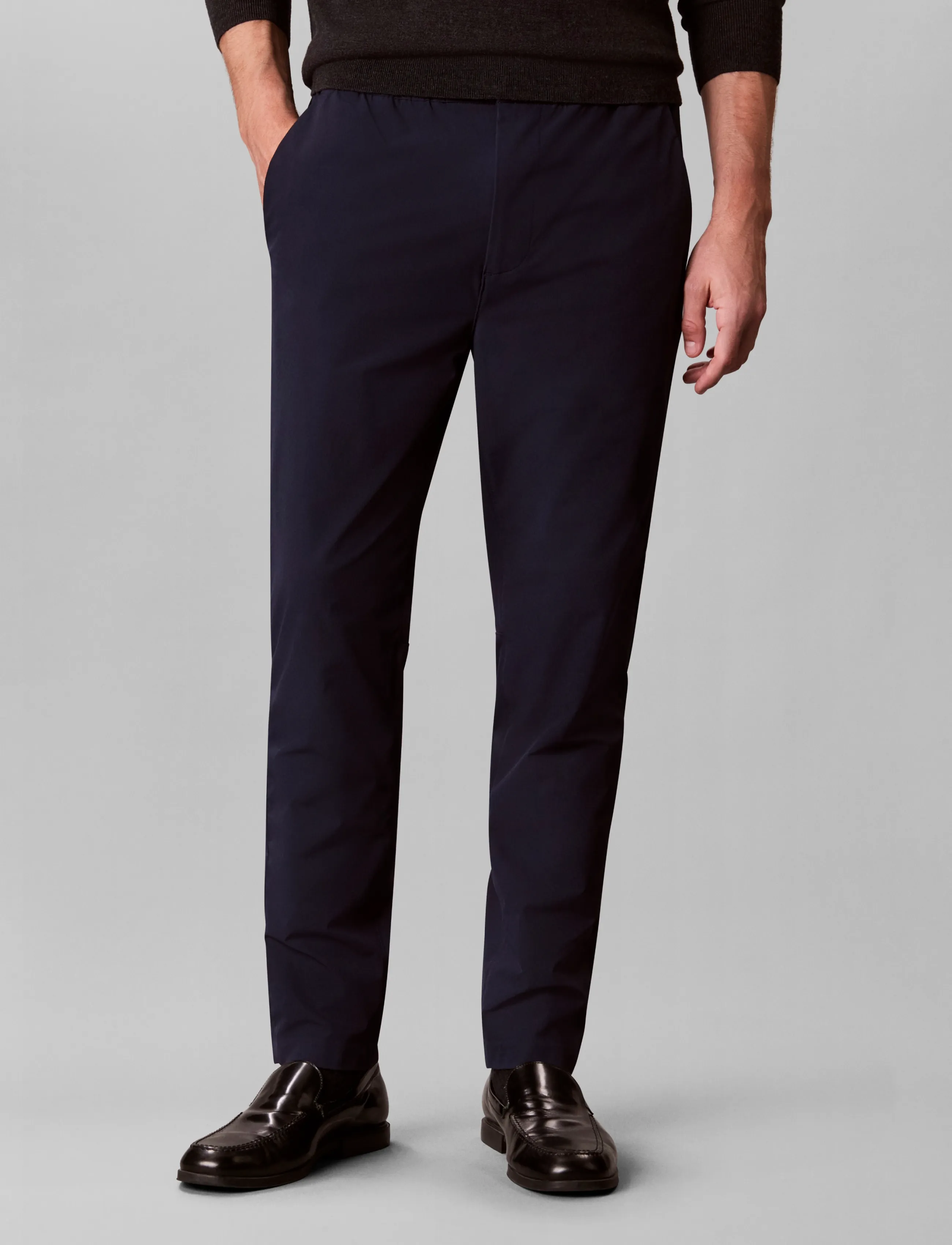 Calvin Klein - SLM TECH DBBY HLF ELSTC JOGGER - nach anlass kaufen - dark sapphire - 3
