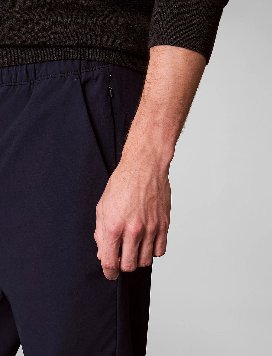 Calvin Klein - SLM TECH DBBY HLF ELSTC JOGGER - nach anlass kaufen - dark sapphire - 4