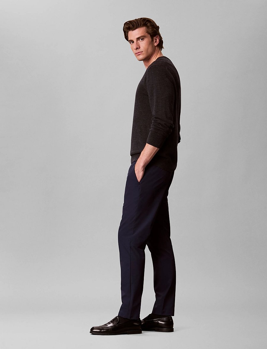 Calvin Klein - SLM TECH DBBY HLF ELSTC JOGGER - nach anlass kaufen - dark sapphire - 5