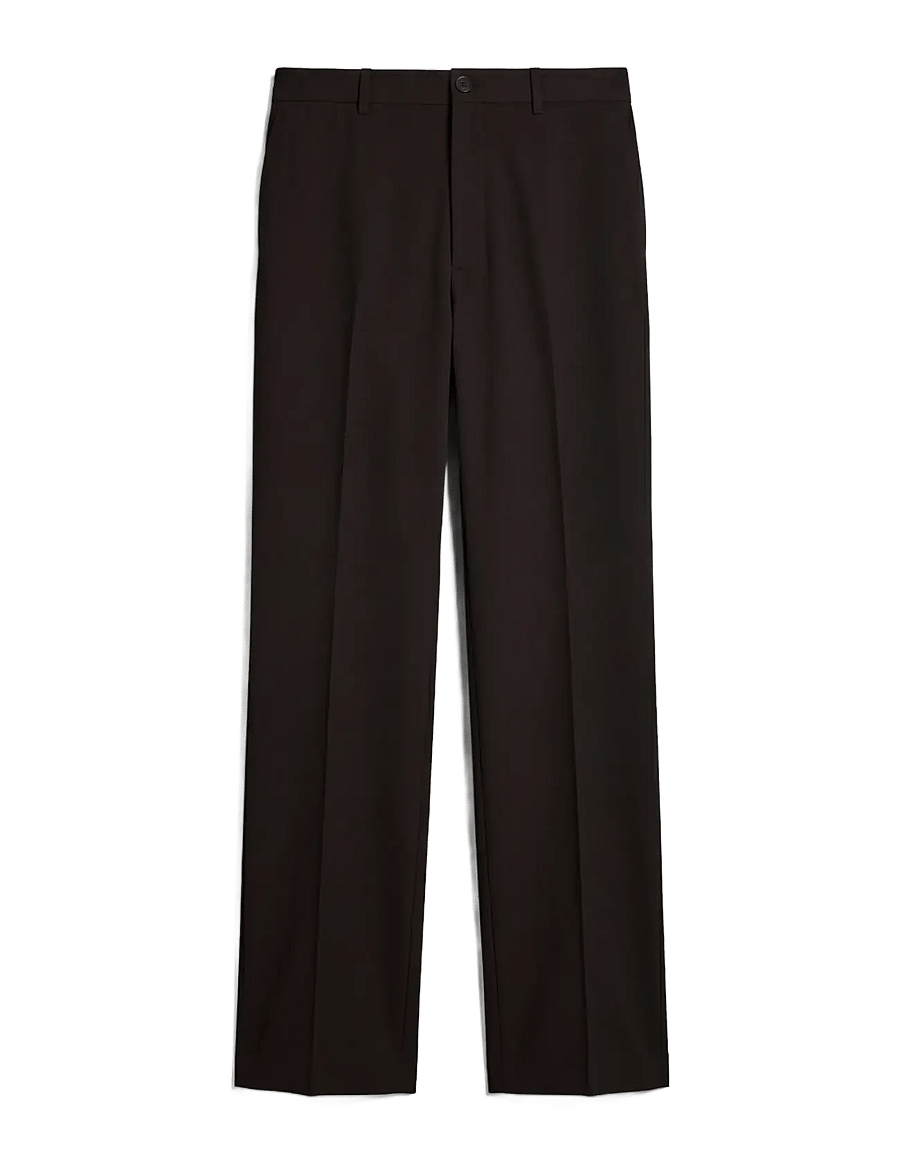 Calvin Klein - WIDE LEG PV BLEND TROUSER - habitbukser - black - 1