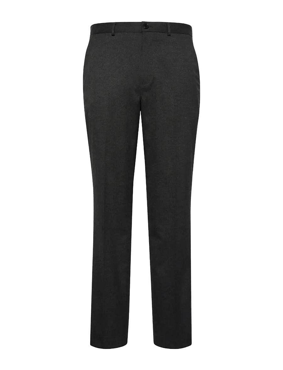 Calvin Klein - TAPERED NOVELTY PATTERN WOOL BLE - volcanic ash - 1