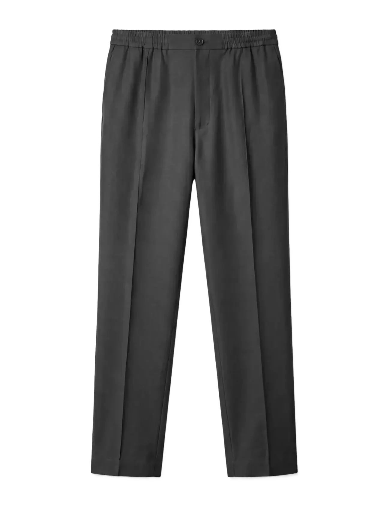 Calvin Klein - TAPERED WOOL BLEND JOGGER - casual trousers - volcanic ash - 1