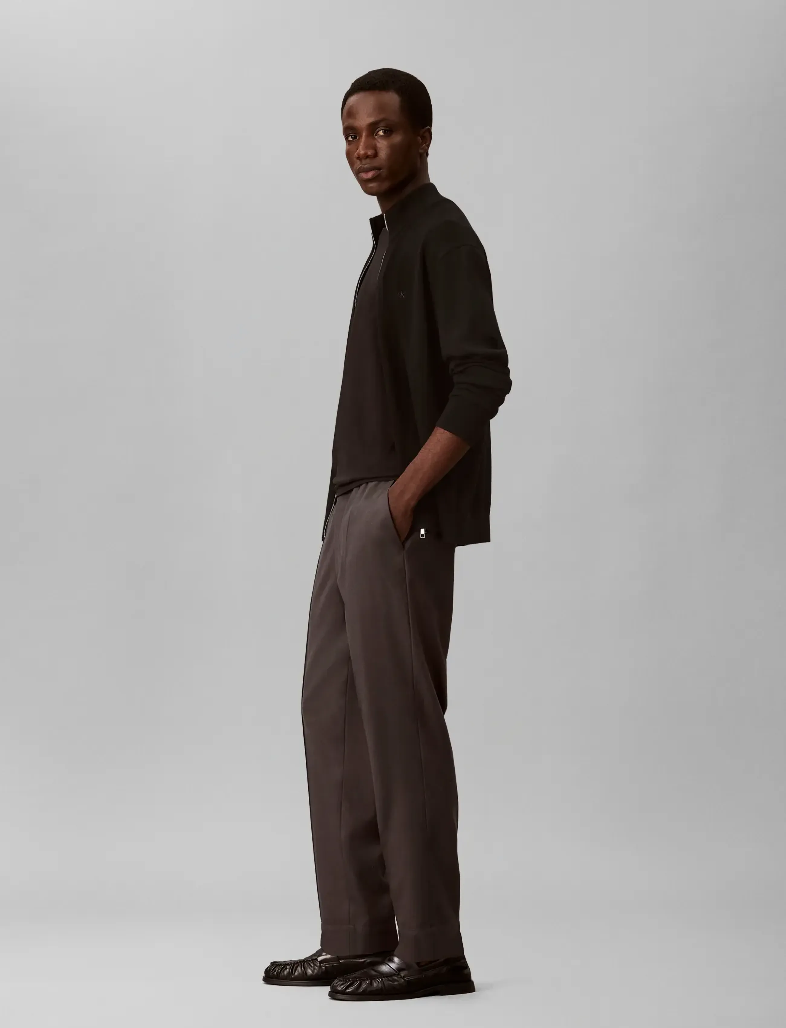 Calvin Klein Tapered Wool Blend Jogger byxor herr – bild 5