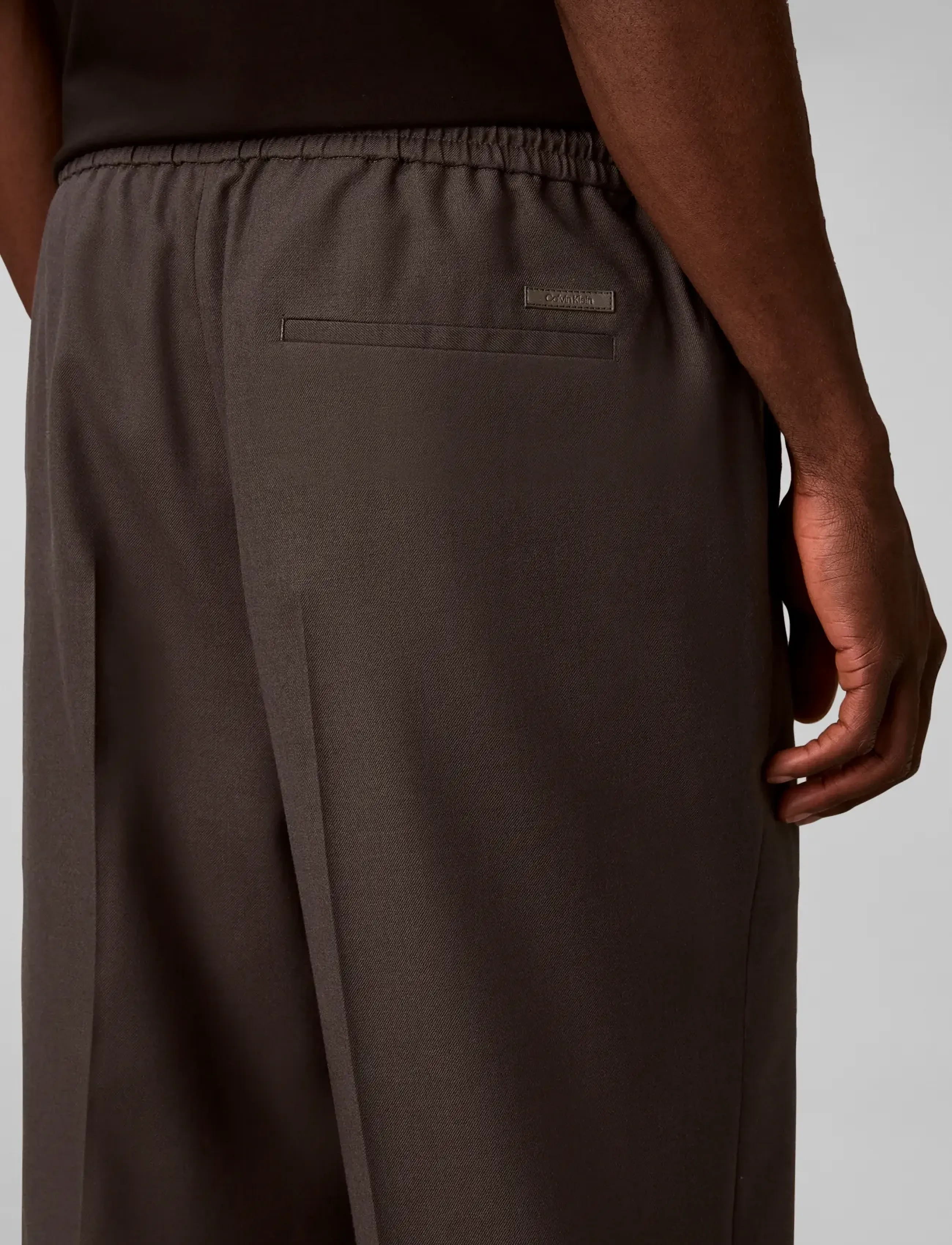 Calvin Klein Tapered Wool Blend Jogger byxor herr – bild 6
