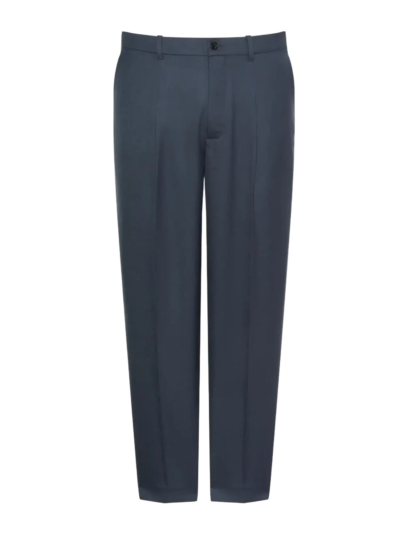 Calvin Klein - TAPERED PLEATED WOOL BLEND PANT - blue nights - 1