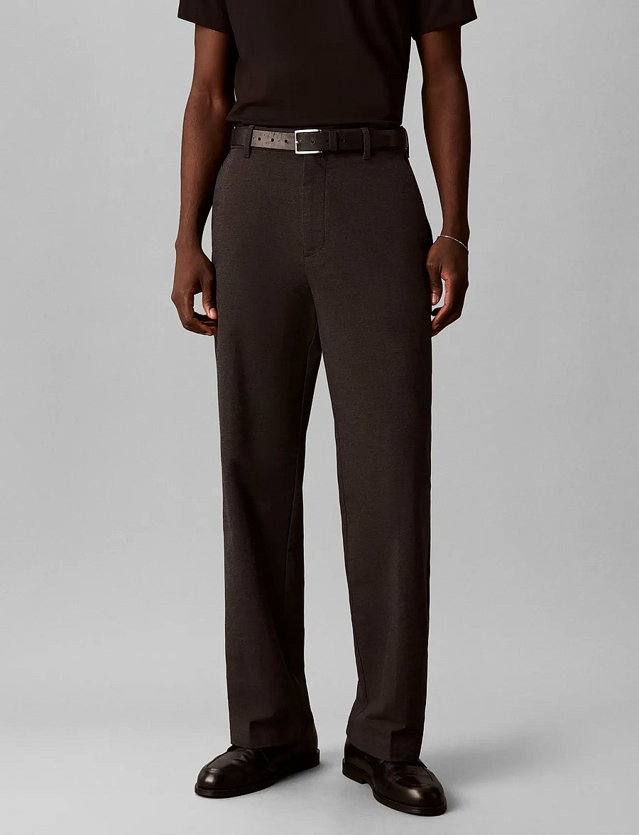 Calvin Klein - RELAXED STRAIGHT BRUSHED COTTON - black - 3