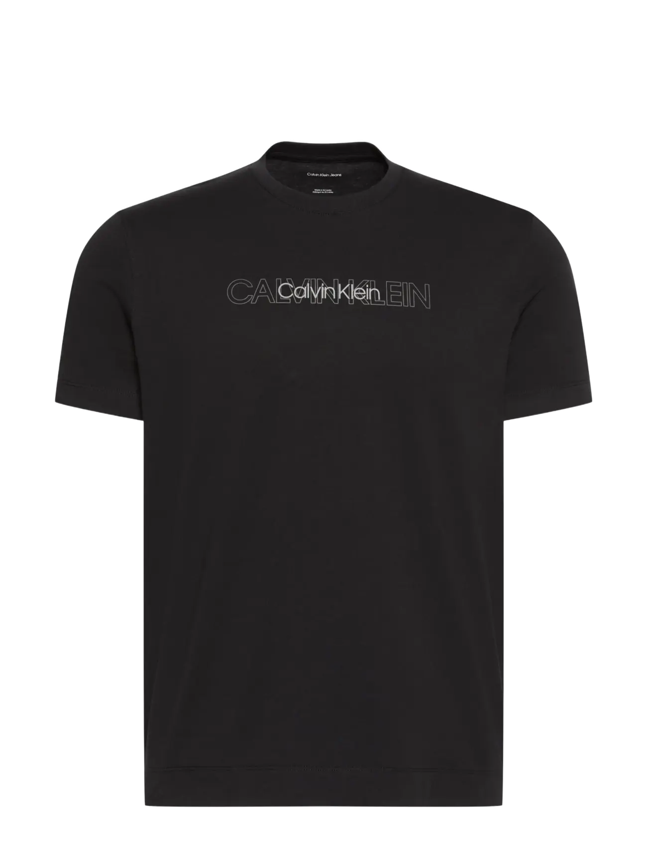 Calvin Klein - SS 30 EU REPEAT STND LOGO GRAPHI - lühikeste varrukatega t-särgid - black - 1