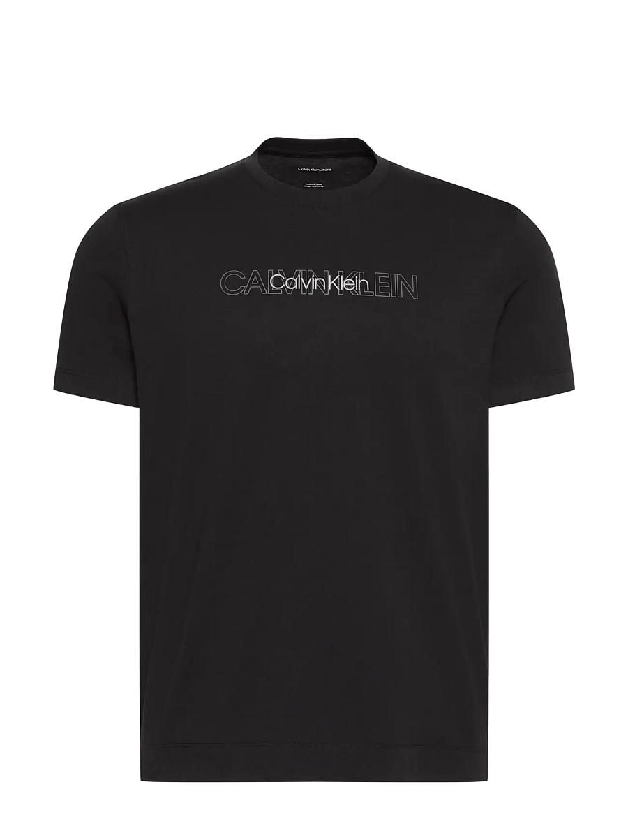 Calvin Klein - SS 30 EU REPEAT STND LOGO GRAPHI - lühikeste varrukatega t-särgid - black - 1