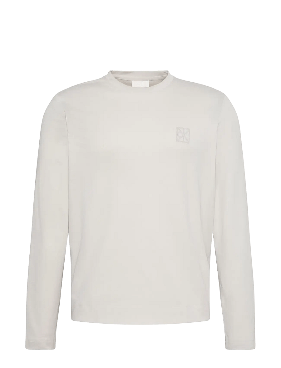 Calvin Klein - LS SLIM SLEEK INTERLOCK EMBLEM E - moonstruck - 1