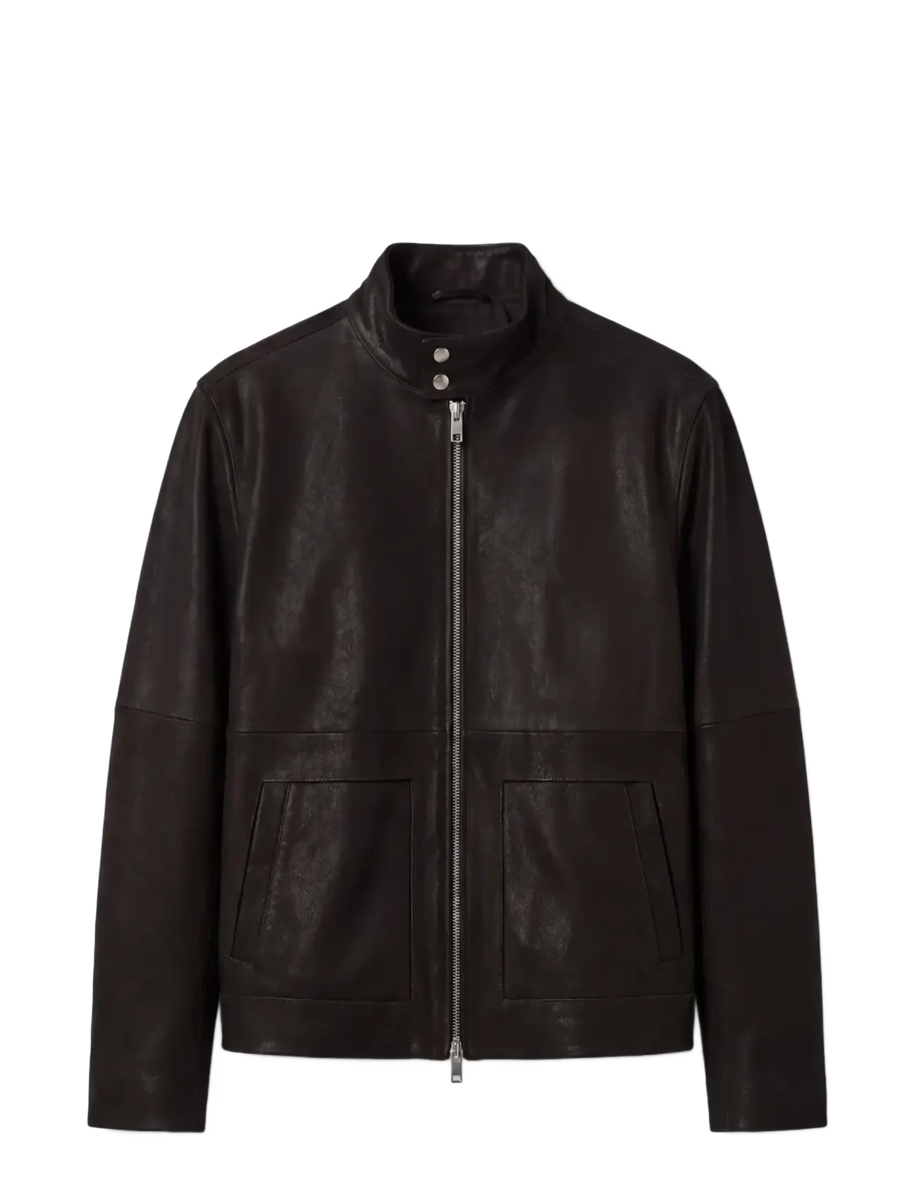 Calvin Klein - LS SUEDE LEATHER HARRINGTON JKT - herbstjacken - black - 1
