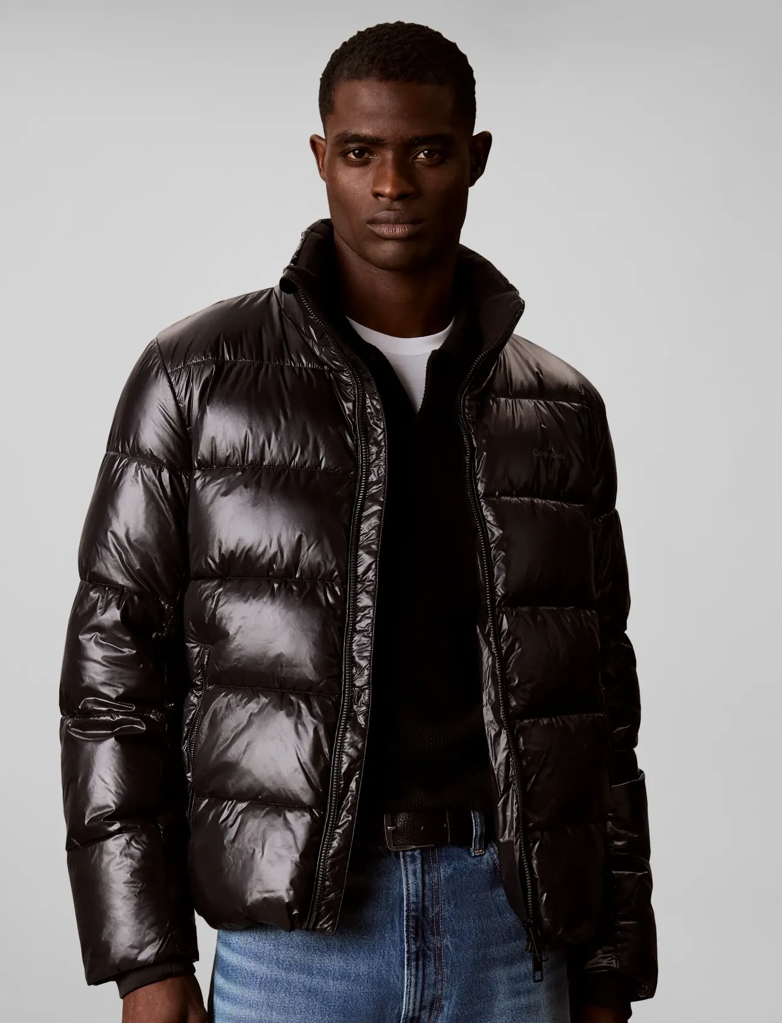 Calvin Klein Ls High Shine Nylon Mcknk Puffer jackor herr – bild 3